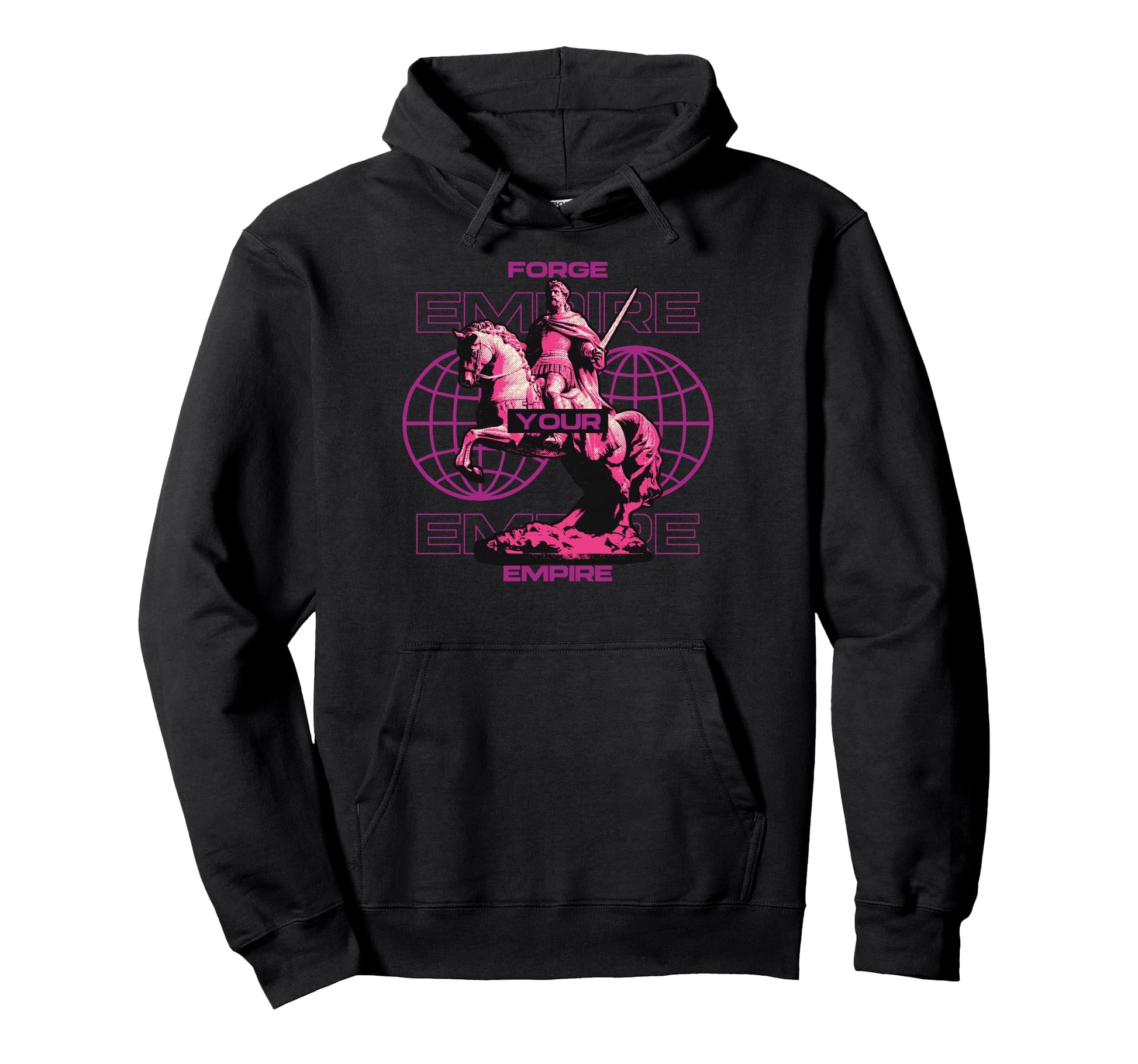 Y2K Empire Bold Urban Graffiti Aesthetic Hoodie - Novelty Apparel Unisex - T-Shirt, Sweatshirt, Hoodie