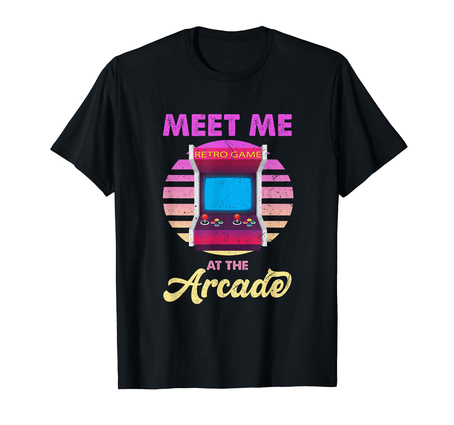 Meet Me Arcade Insert Coins Game Over T-Shirt - Fun Novelty Design Unisex - T-Shirt, Sweatshirt, Hoodie
