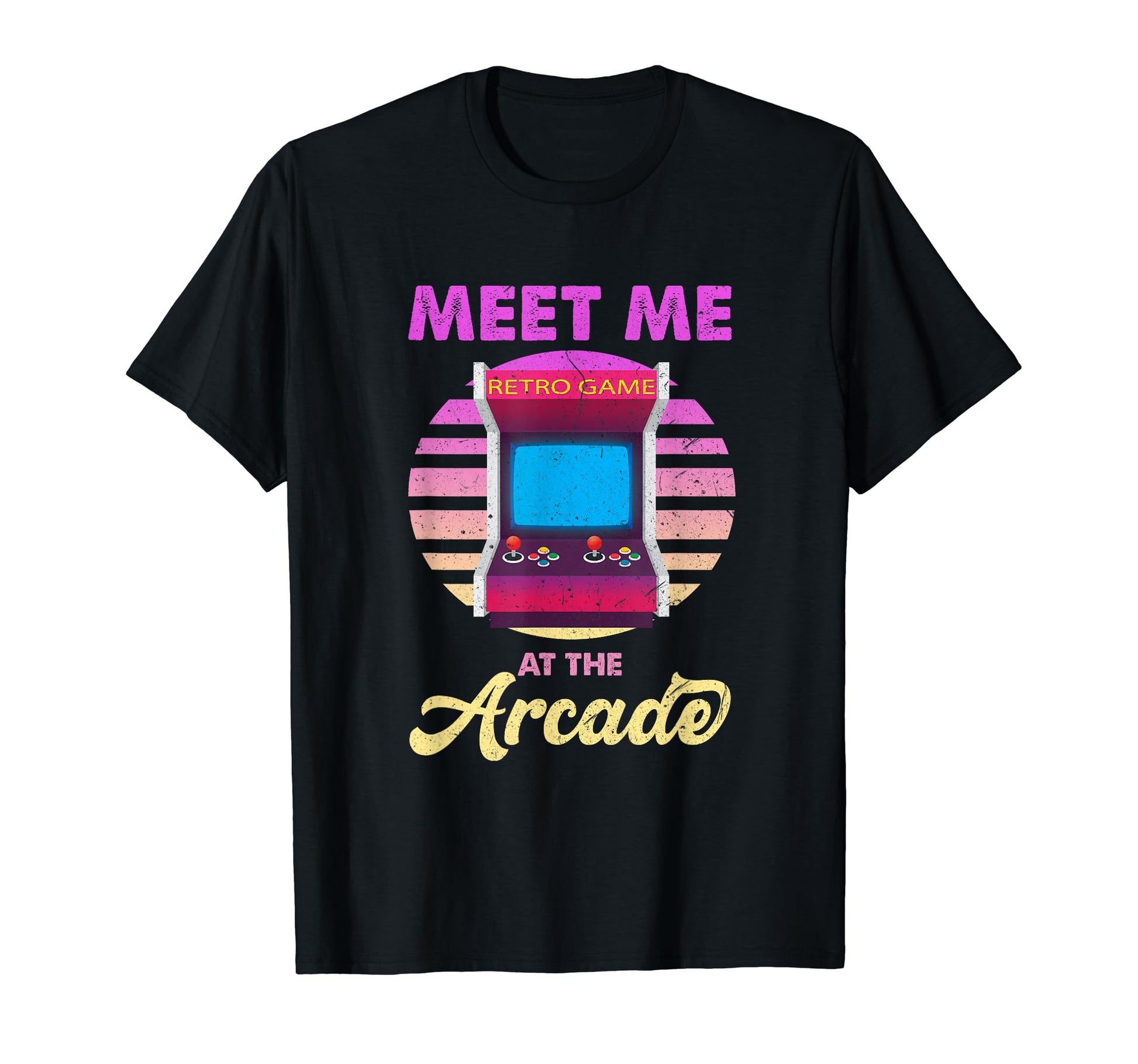 Meet Me Arcade Insert Coins Game Over T-Shirt - Fun Novelty Design Unisex - T-Shirt, Sweatshirt, Hoodie