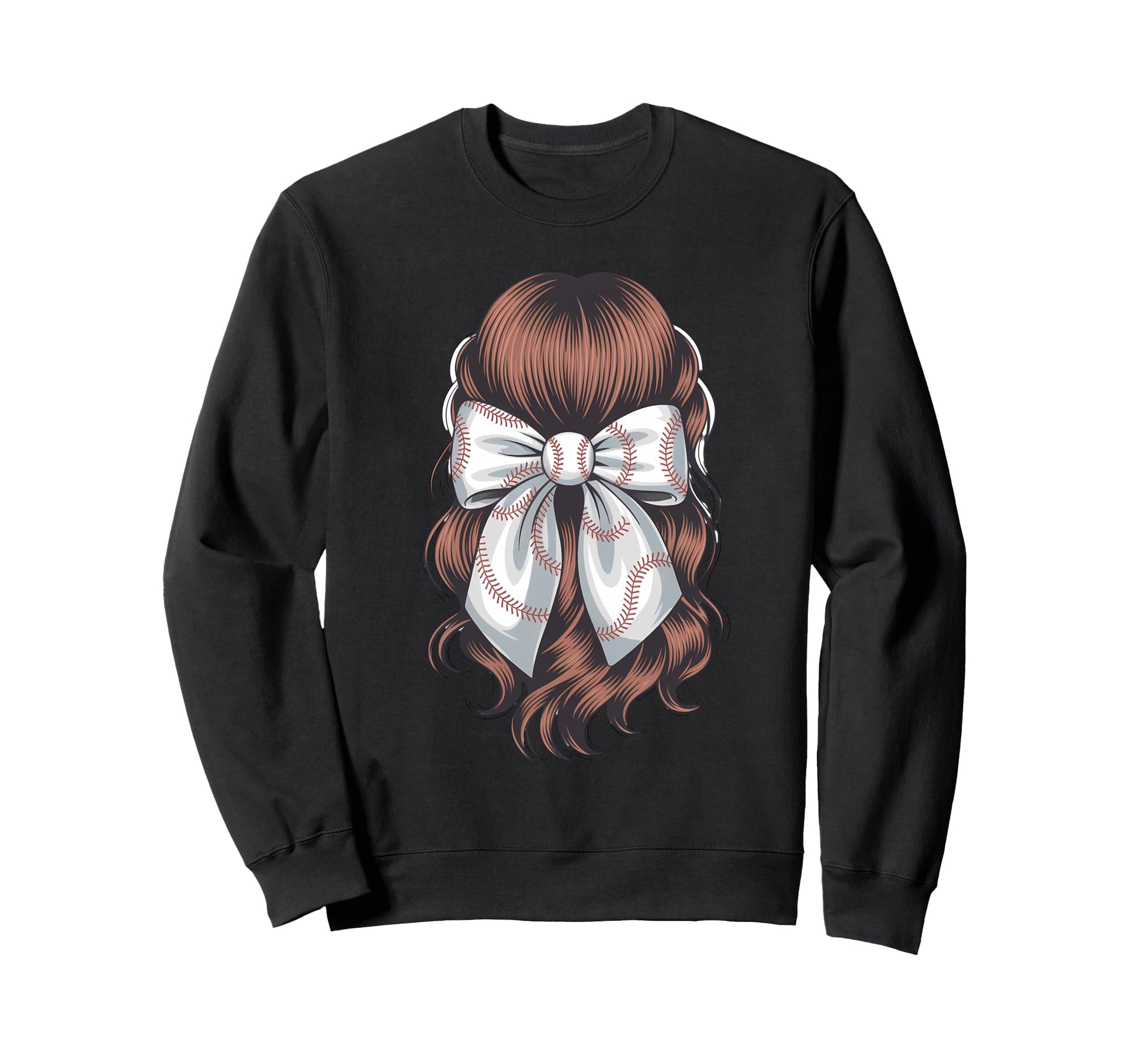 Baseball Coquette Bow Baseball Mom Sweatshirt - Graphic Print Unisex - T-Shirt, Sweatshirt, Hoodie