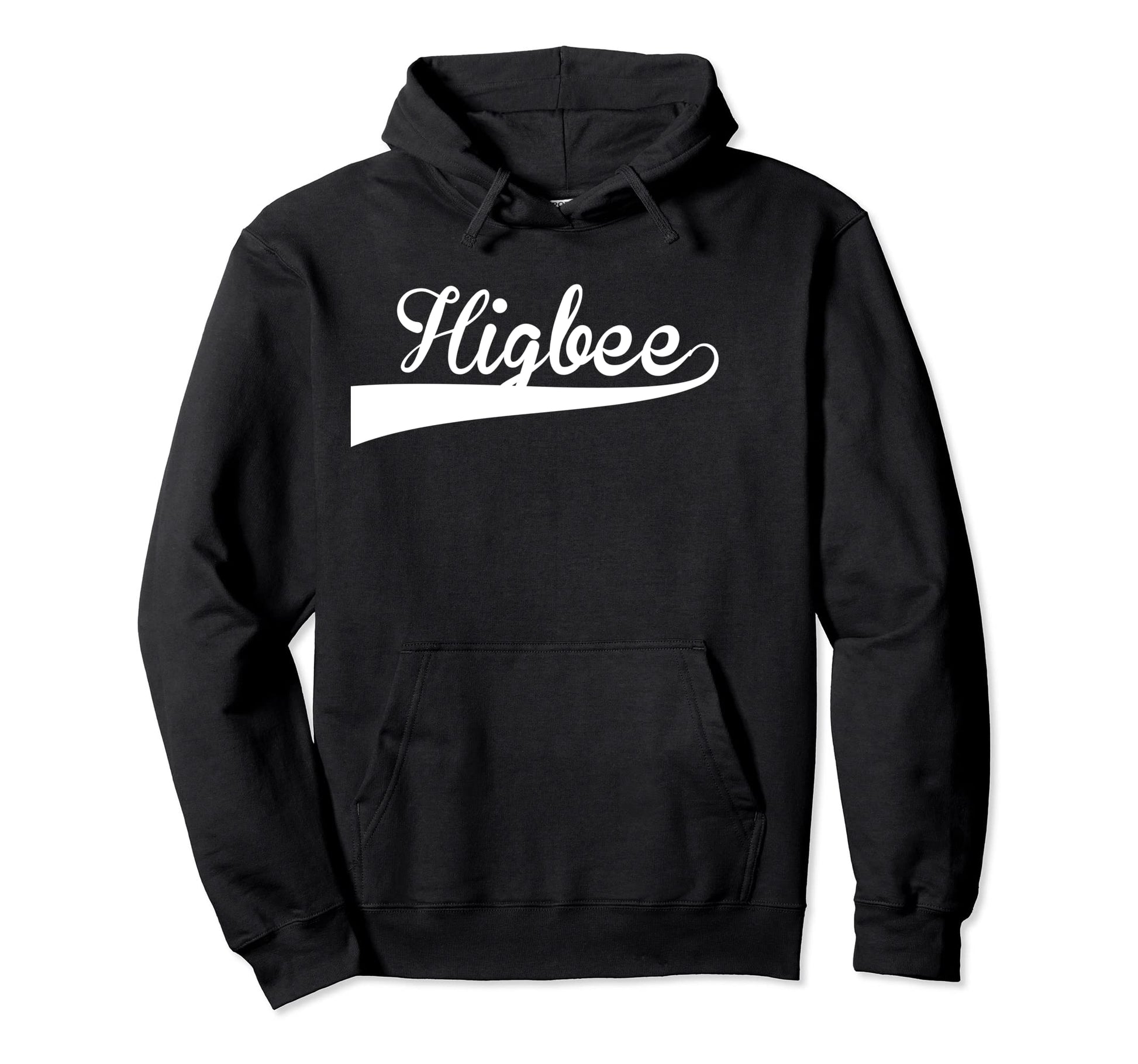 Higbee Baseball Font Hoodie - Graphic Print Unisex - T-Shirt, Sweatshirt, Hoodie