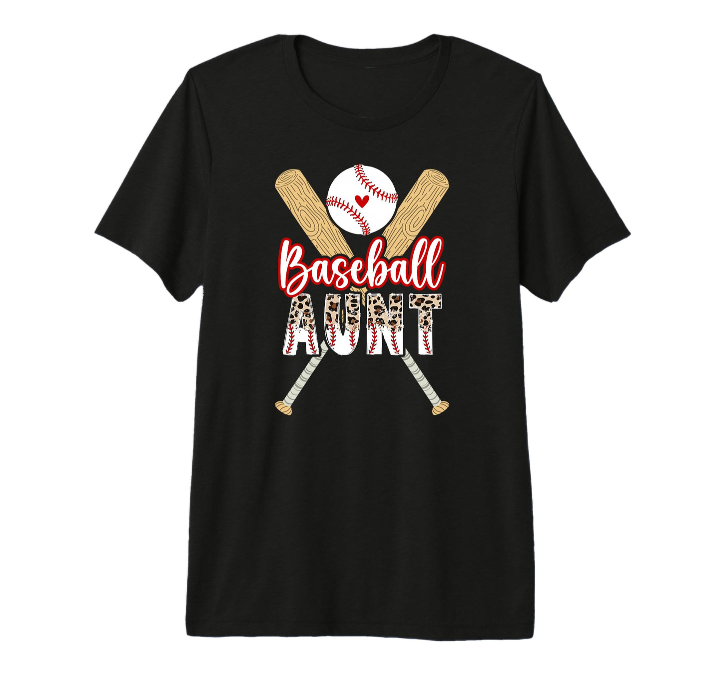 Baseball Aunt Baseball Player Auntie T-Shirt - Novelty Apparel Unisex - T-Shirt, Sweatshirt, Hoodie