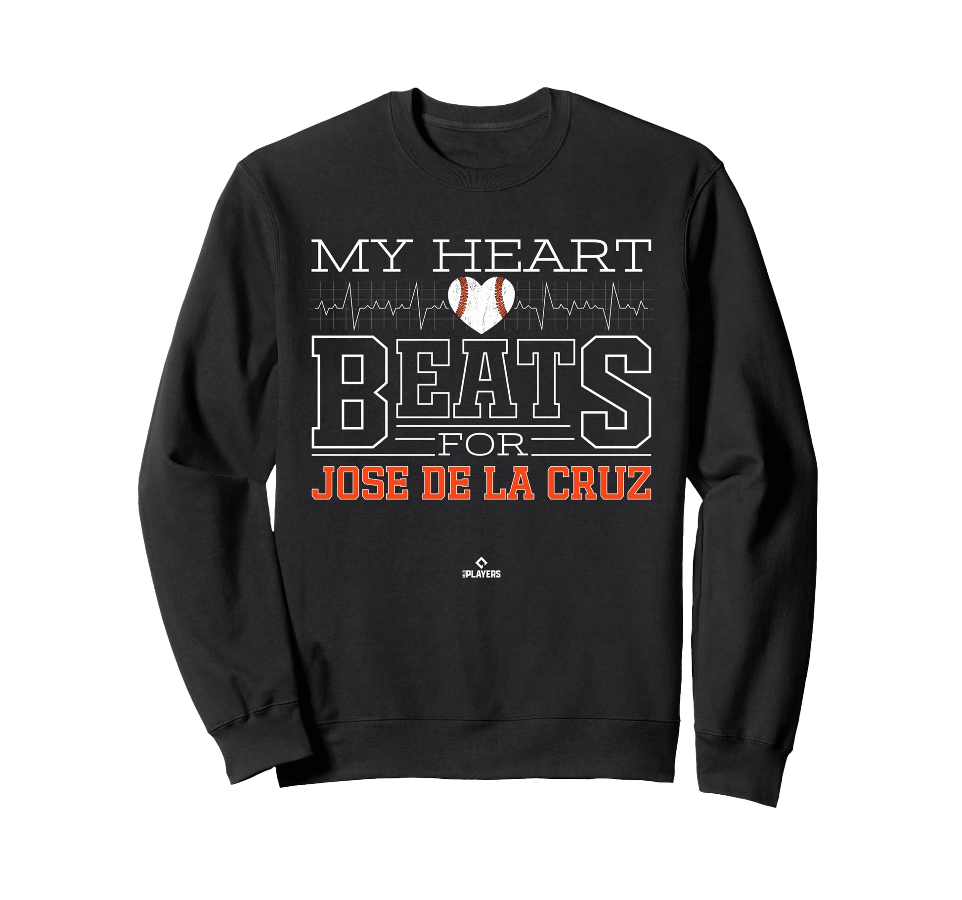 My Heart Beats Jose De La Cruz Sweatshirt - Novelty Apparel for Adults - T-Shirt, Sweatshirt, Hoodie