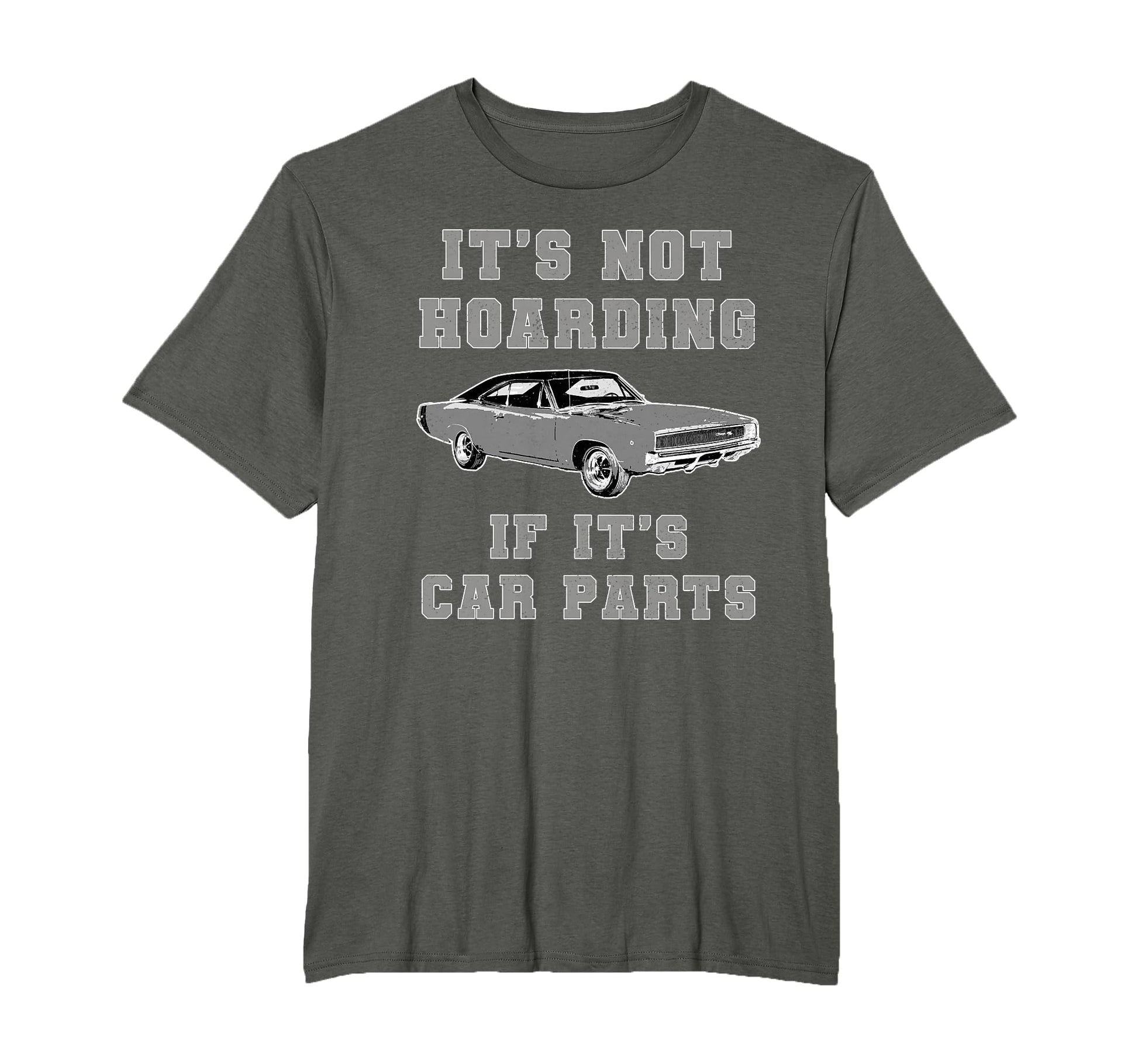 Not Hoarding Its Car Parts Car Lover T-Shirt - Minimalist Print Unisex - T-Shirt, Sweatshirt, Hoodie