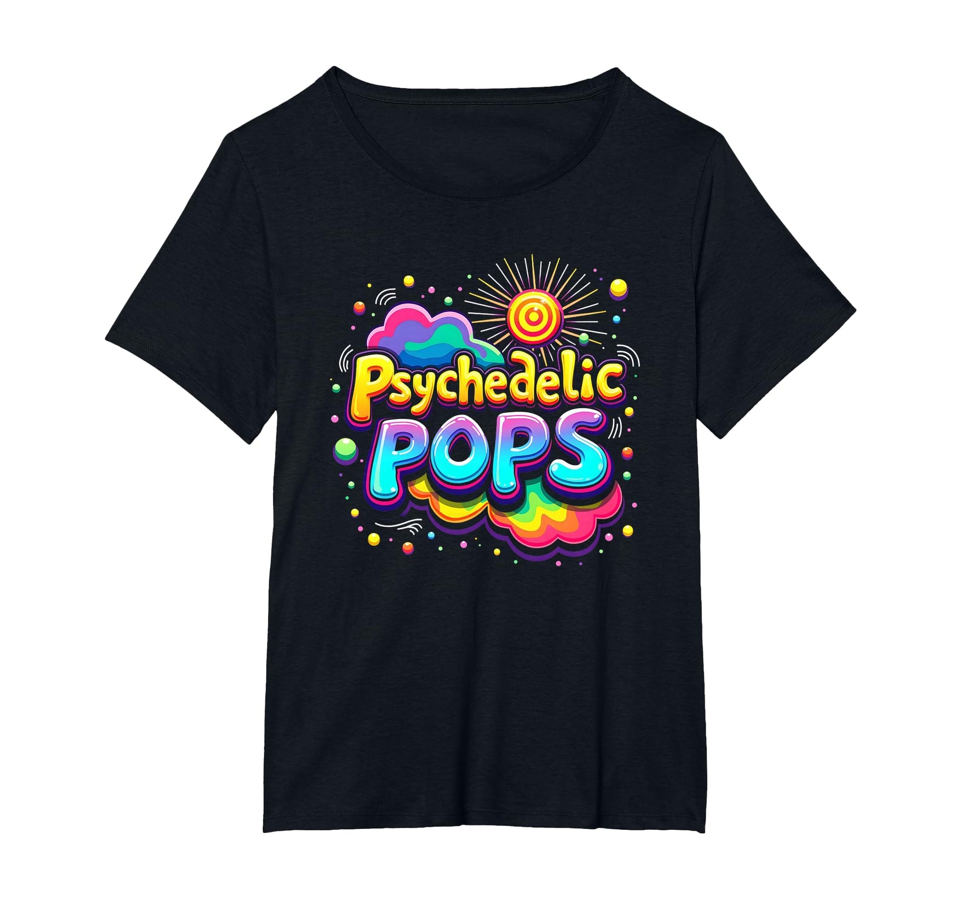 Groovy Dad Psychedelic Pops 60S Hippie T-Shirt - Fun Novelty Design Unisex - T-Shirt, Sweatshirt, Hoodie
