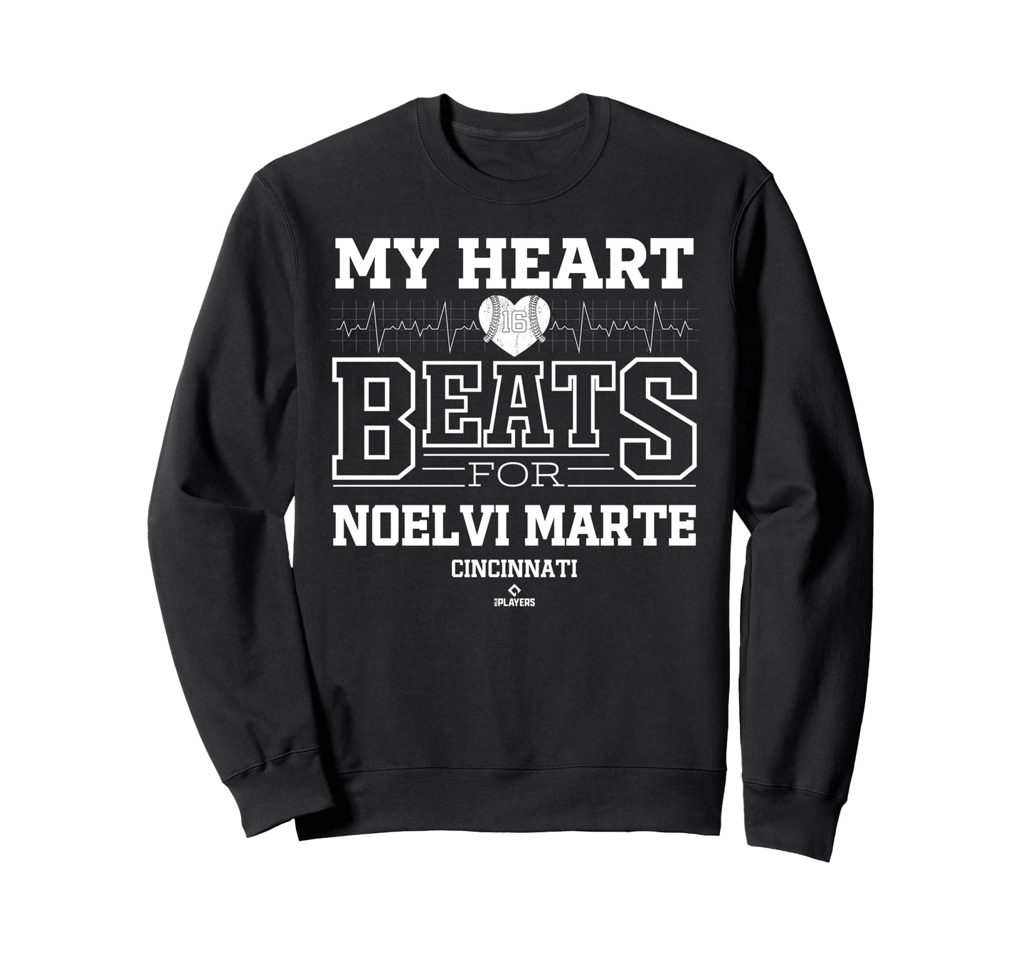 My Heart Beats Noelvi Marte Sweatshirt - Aesthetic Graphic Men Women - T-Shirt, Sweatshirt, Hoodie