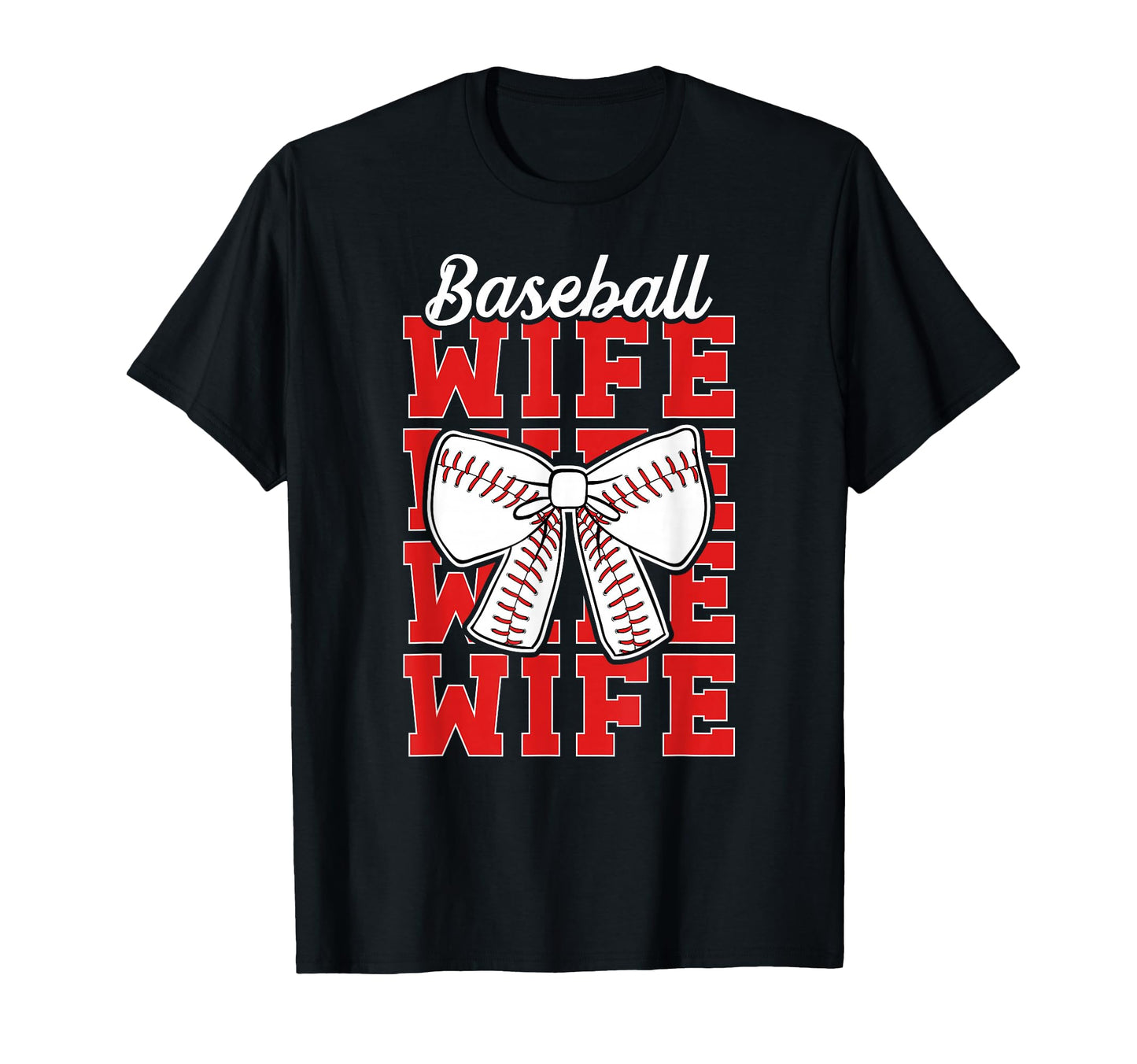 Baseball Wife Coquette Baseball T-Shirt - Unique Graphic for Adults - T-Shirt, Sweatshirt, Hoodie