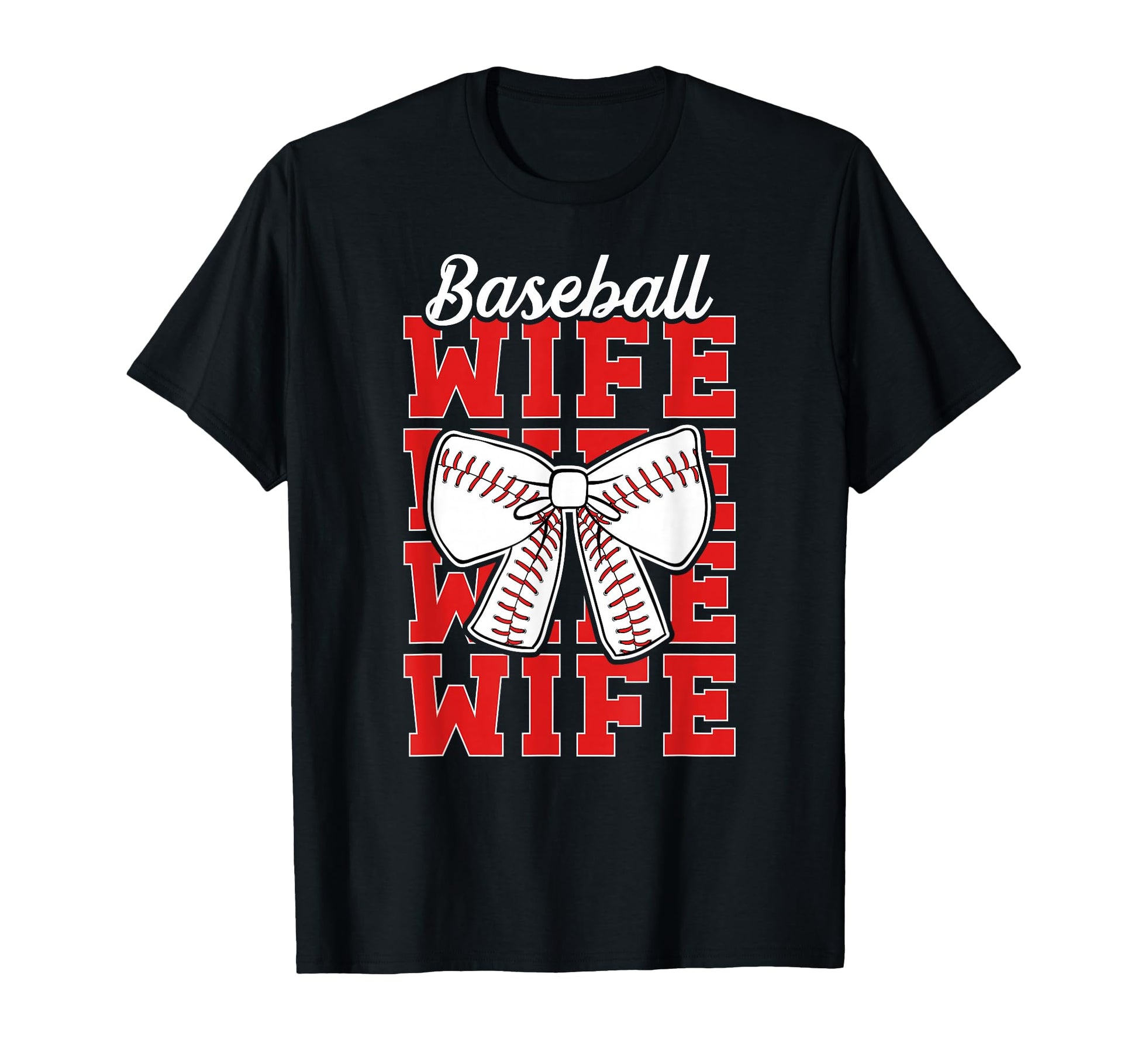 Baseball Wife Coquette Baseball T-Shirt - Unique Graphic for Adults - T-Shirt, Sweatshirt, Hoodie