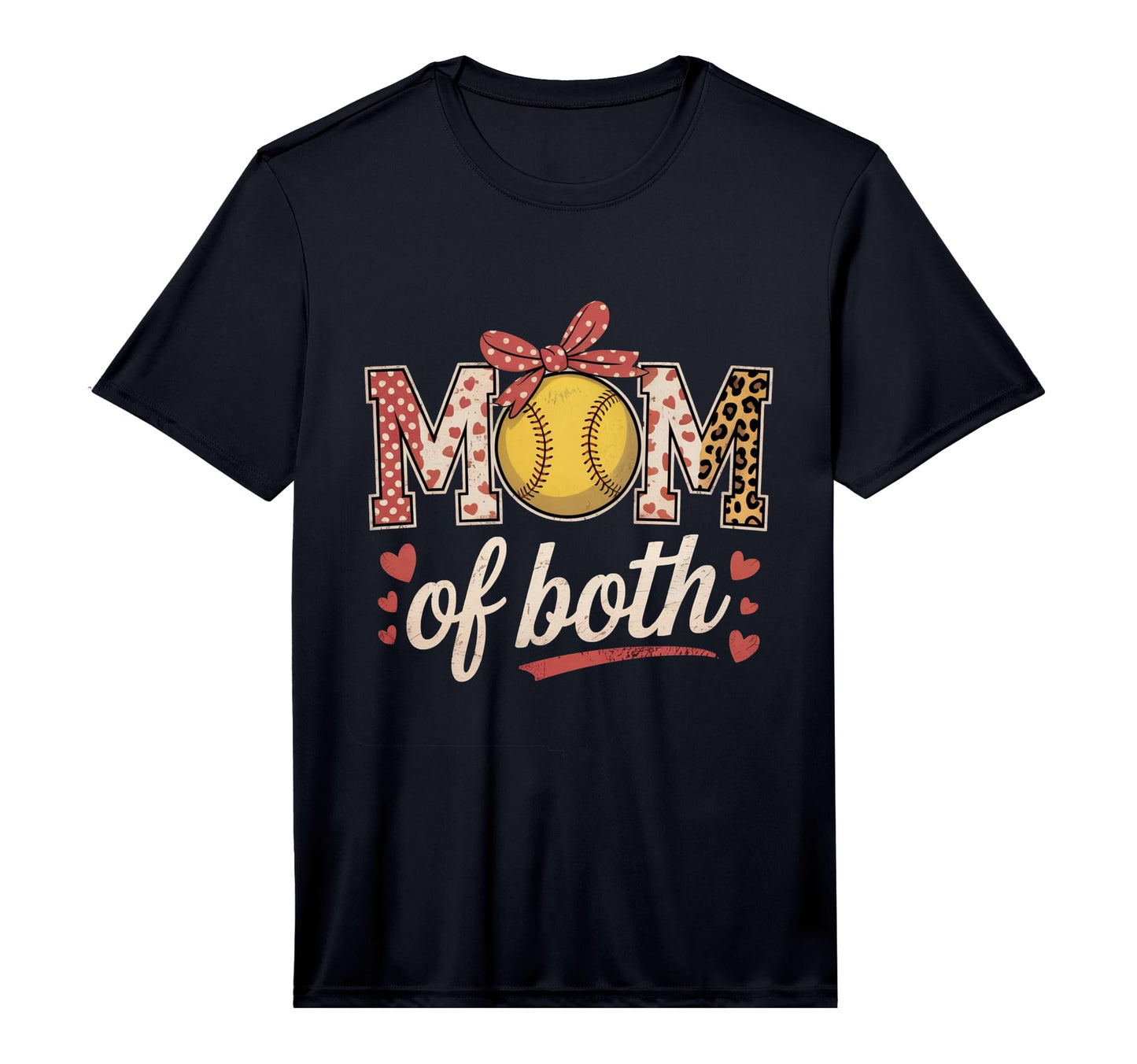 Baseball Mom Both Baseball Mama T-Shirt - Custom Art Print Men Women - T-Shirt, Sweatshirt, Hoodie