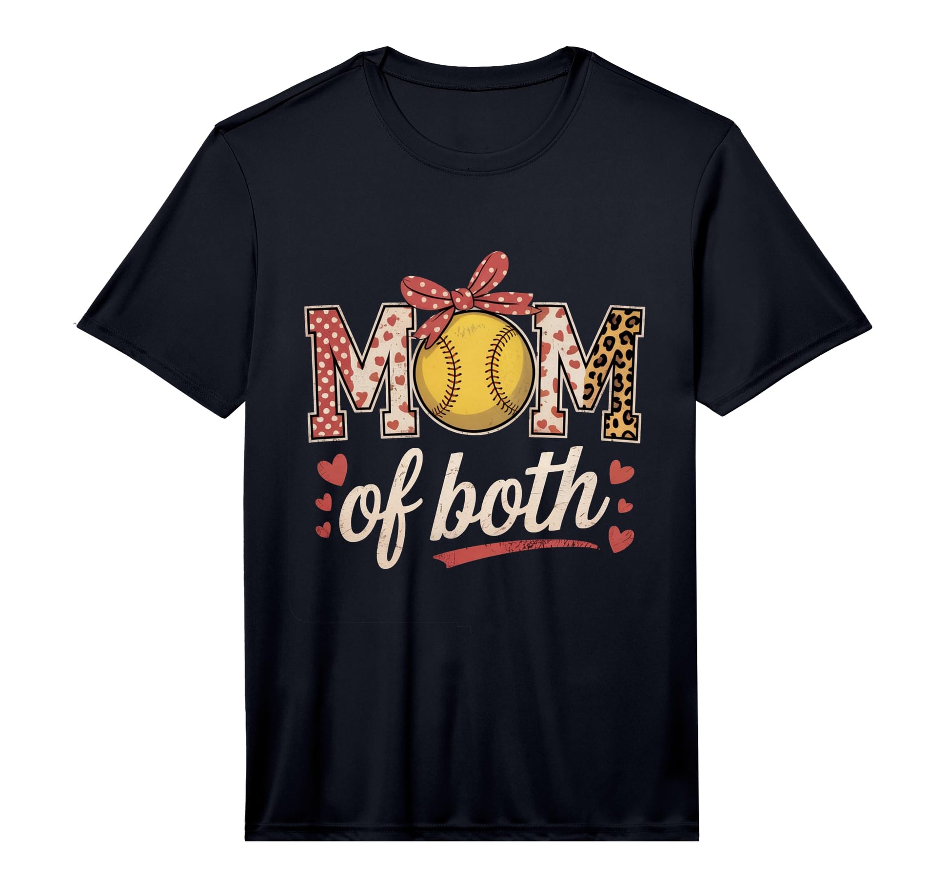 Baseball Mom Both Baseball Mama T-Shirt - Custom Art Print Men Women - T-Shirt, Sweatshirt, Hoodie