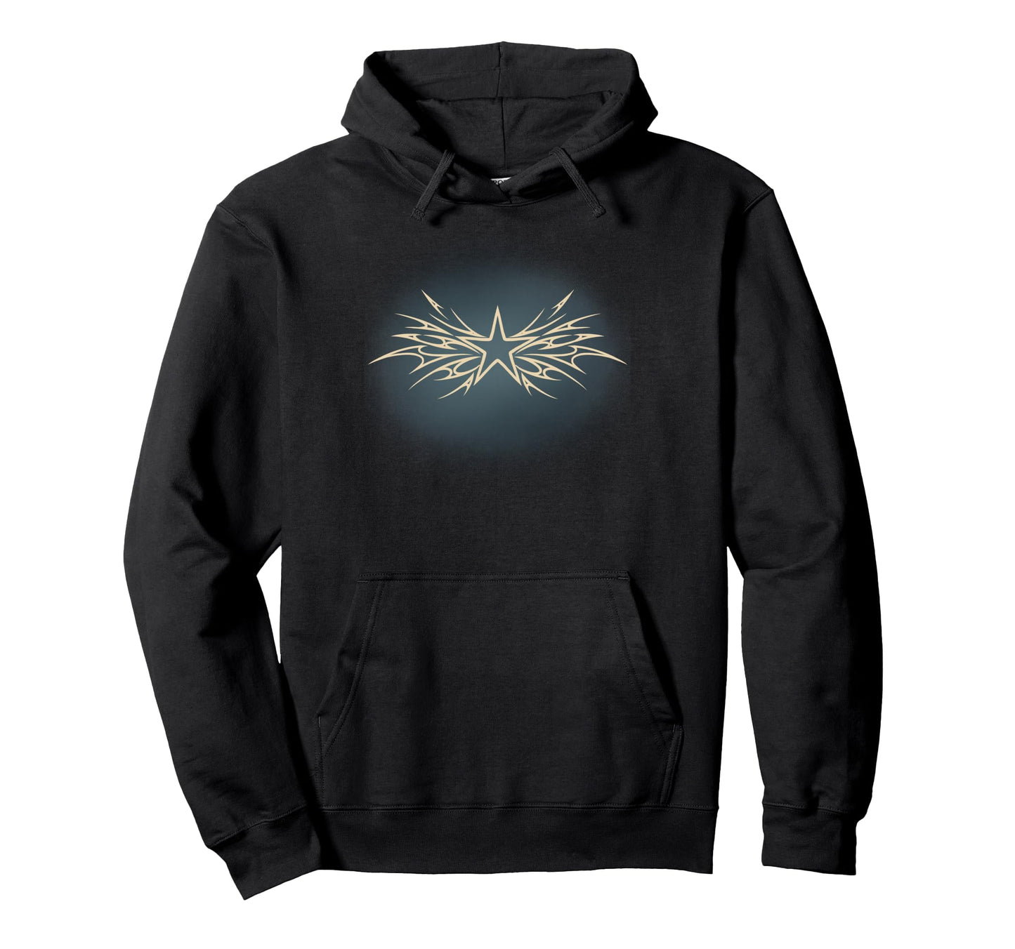 90S Y2K Supernova Tattoo Star Hoodie - Fun Novelty Design for Adults - T-Shirt, Sweatshirt, Hoodie