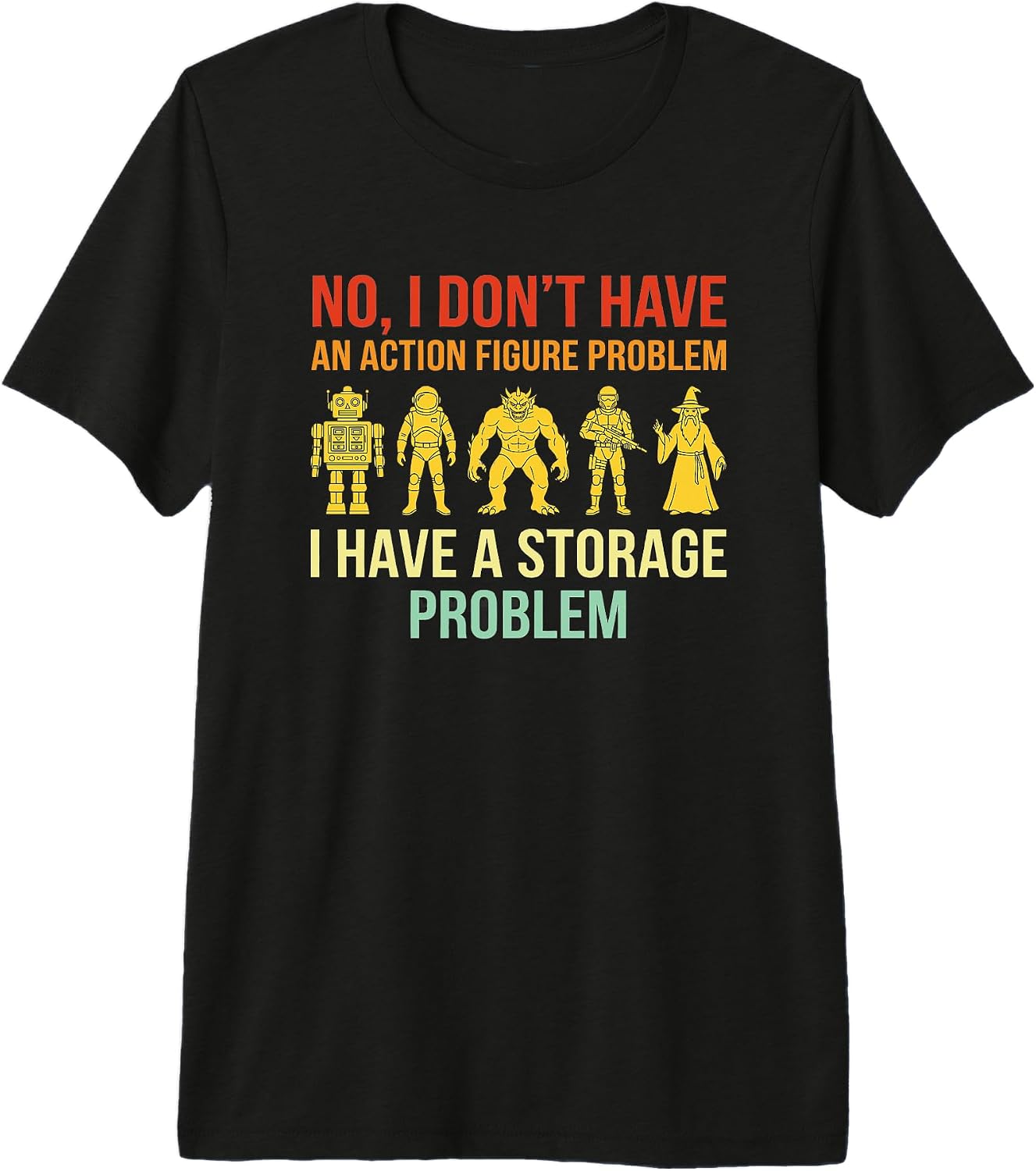 Funny Action Figure for men women - Adult & Kids T-Shirts, Sweatshirts & Hoodies apparel design preview 1