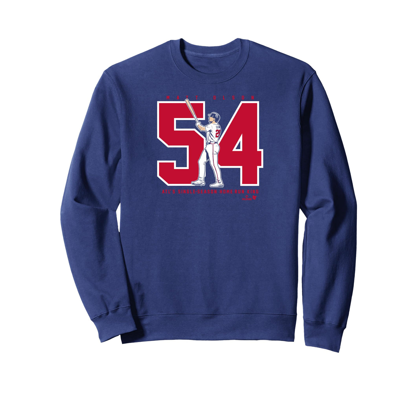 Matt Olson Atl Home Run Record Sweatshirt - Minimalist Print Unisex - T-Shirt, Sweatshirt, Hoodie