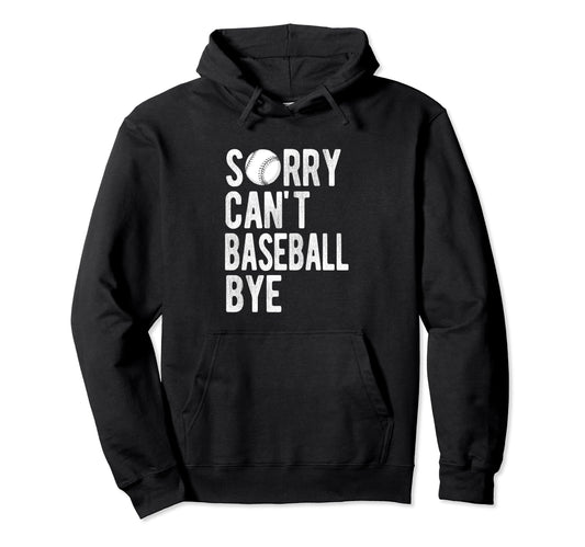 Baseball Game Stadium Bye Athlete Hoodie - Casual Everyday Wear Unisex - T-Shirt, Sweatshirt, Hoodie