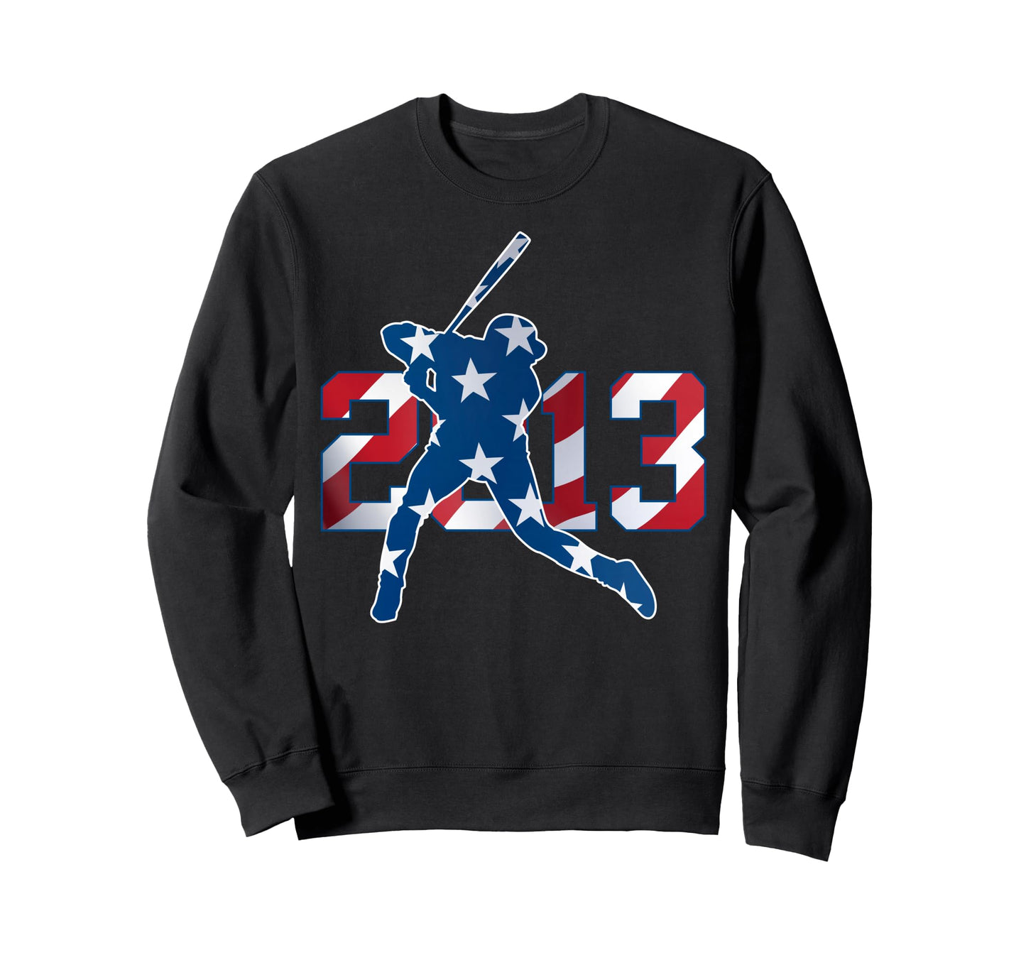 13 Years Old 2013 Baseball 13Th Sweatshirt - Casual Everyday Wear Unisex - T-Shirt, Sweatshirt, Hoodie