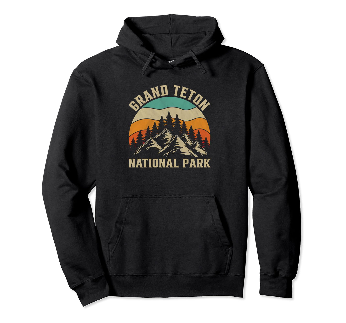 Grand Teton National Park Hoodie - Custom Art Print Unisex - T-Shirt, Sweatshirt, Hoodie