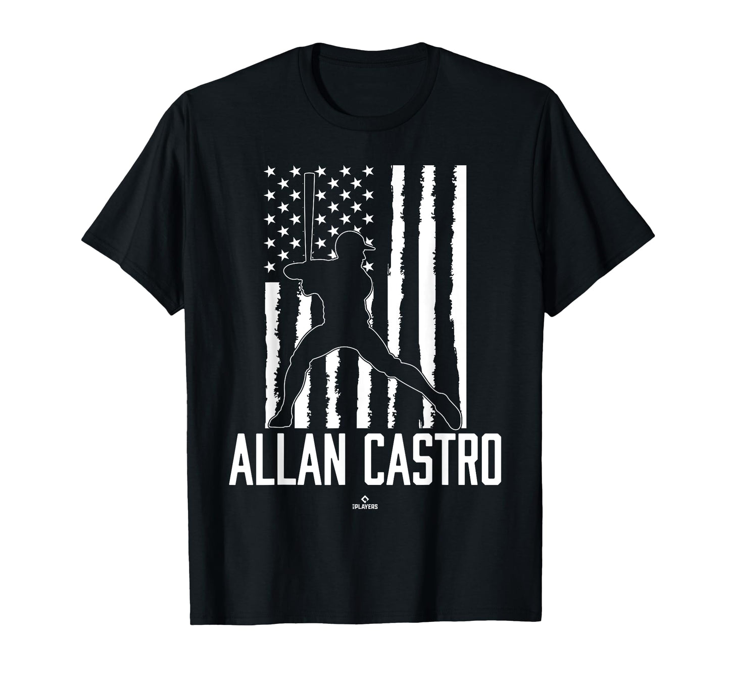 Distressed Flag Swing Allan Castro T-Shirt - Novelty Apparel for Adults - T-Shirt, Sweatshirt, Hoodie