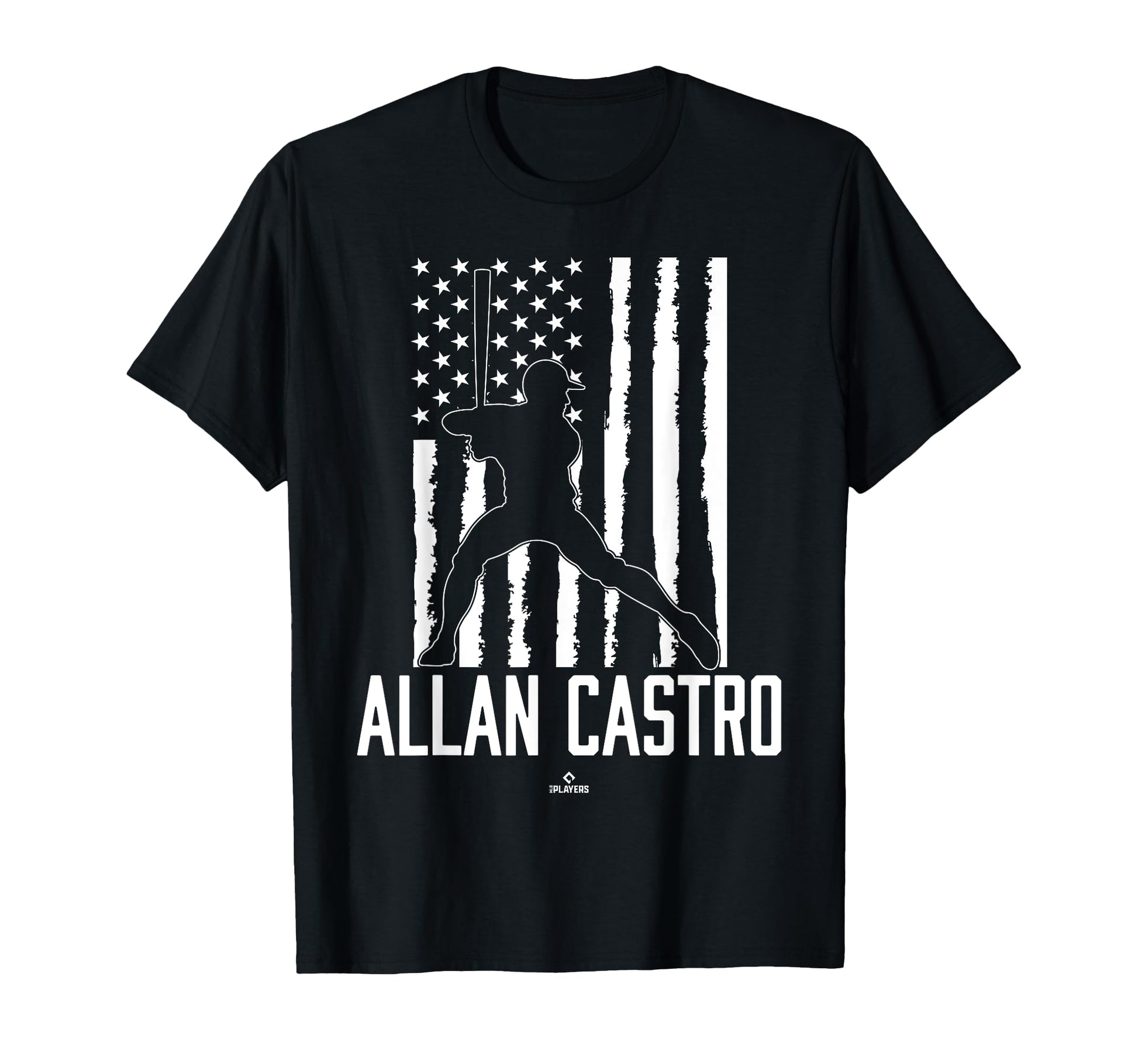 Distressed Flag Swing Allan Castro T-Shirt - Novelty Apparel for Adults - T-Shirt, Sweatshirt, Hoodie