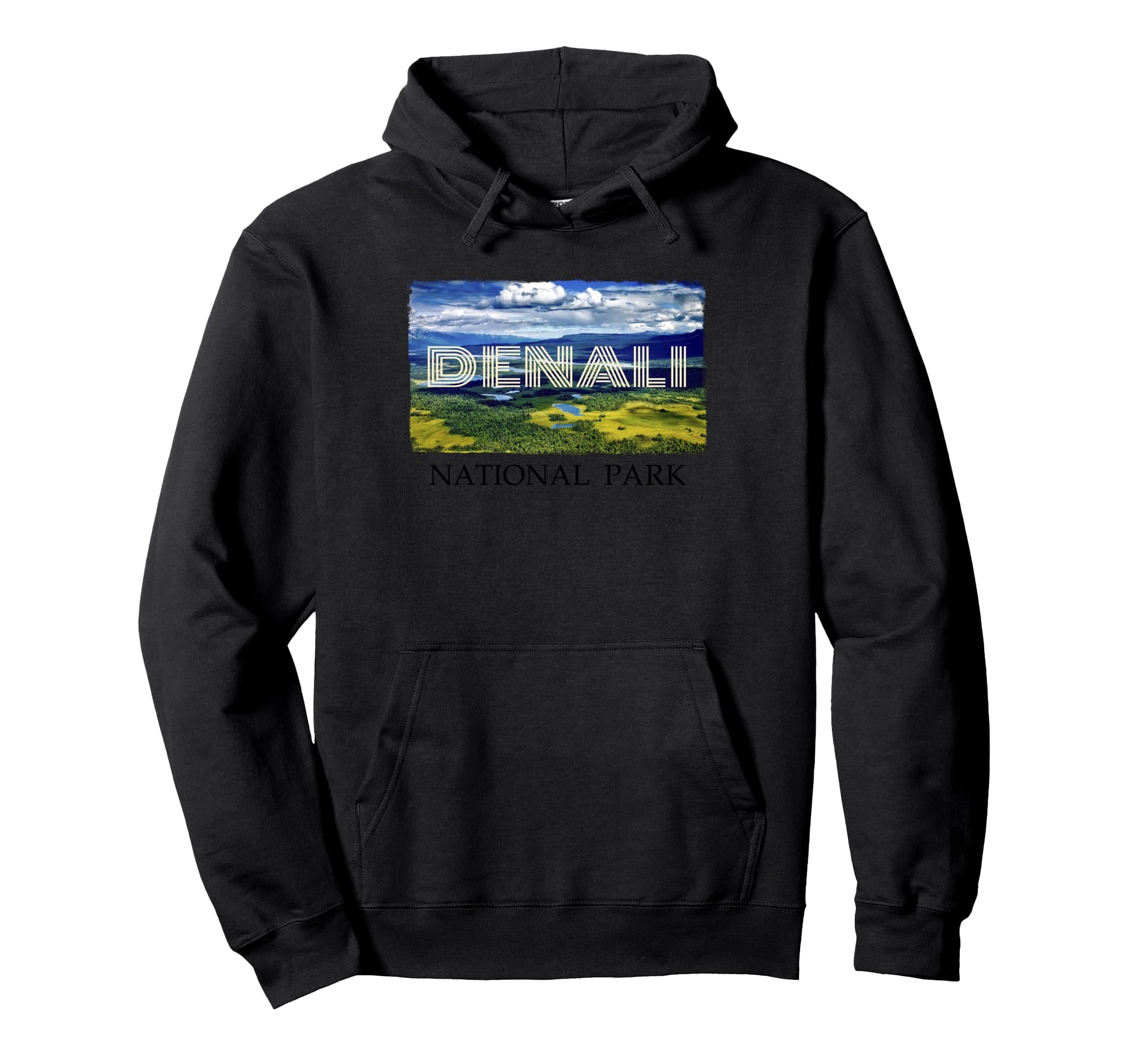 Denali Alaska National Park Hoodie - Unique Graphic Unisex - T-Shirt, Sweatshirt, Hoodie