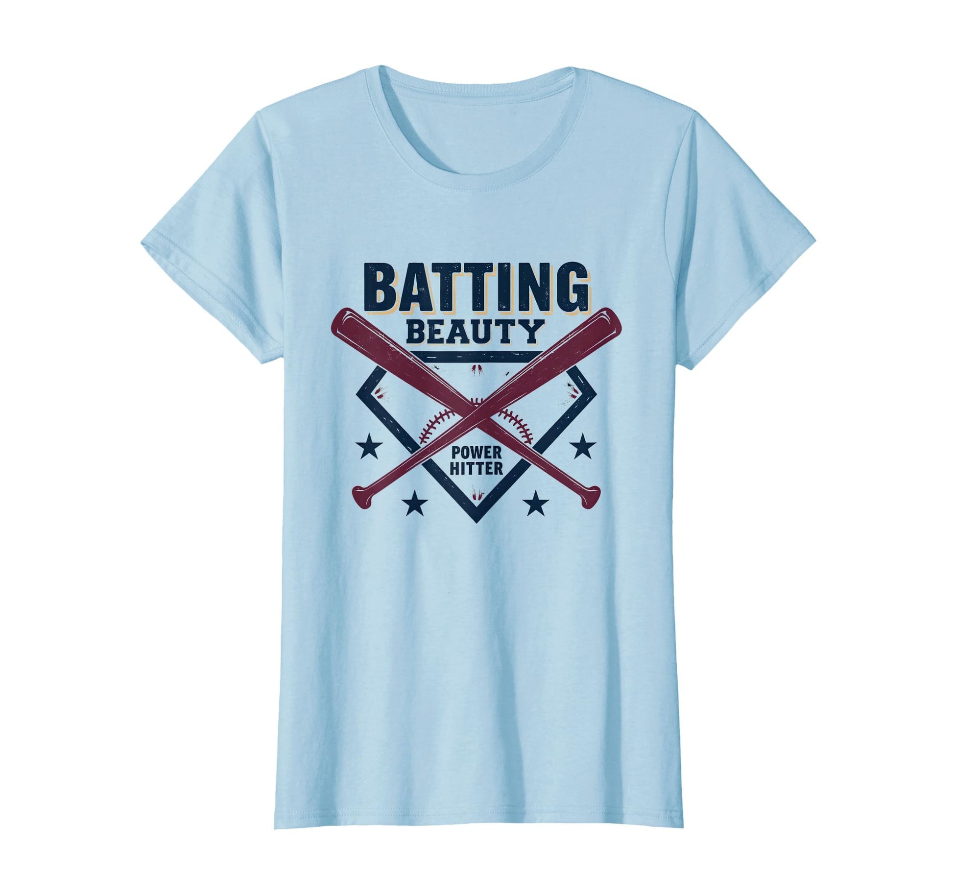 Batting Beauty Power Hitter Baseball T-Shirt - Graphic Print Men Women - T-Shirt, Sweatshirt, Hoodie