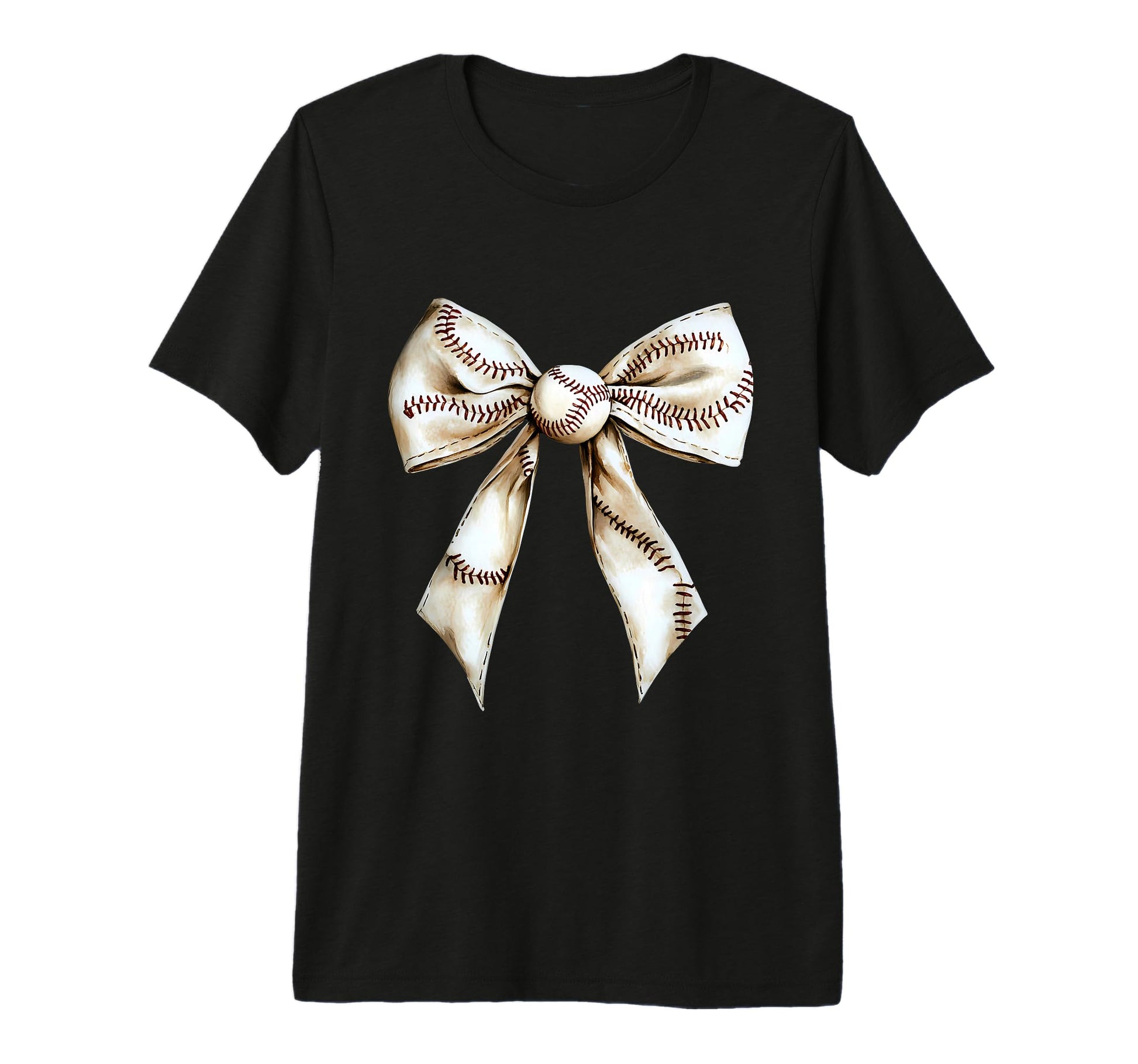 Baseball Coquette Bow Baseball Game Tri T-Shirt - Trendy Graphic Unisex - T-Shirt, Sweatshirt, Hoodie