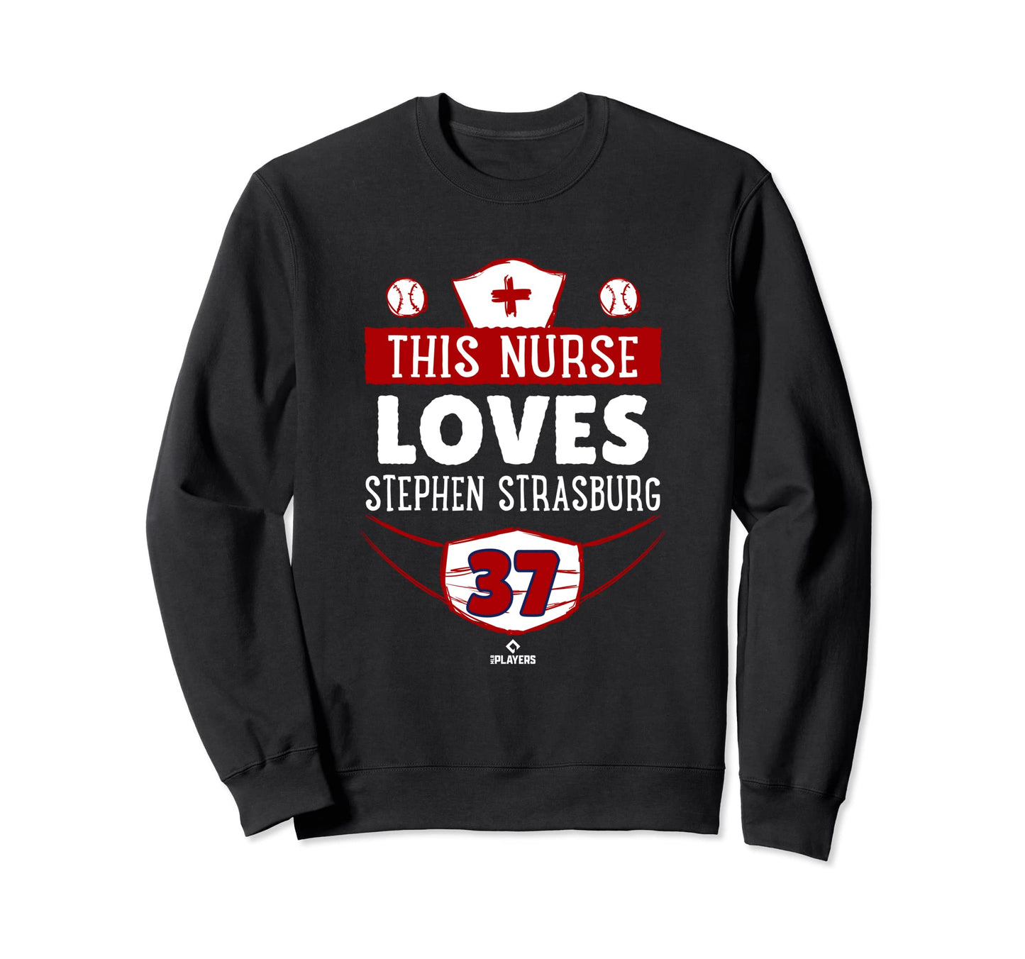 This Nurse Loves Stephen Strasburg Sweatshirt - Custom Art Print Men Women - T-Shirt, Sweatshirt, Hoodie