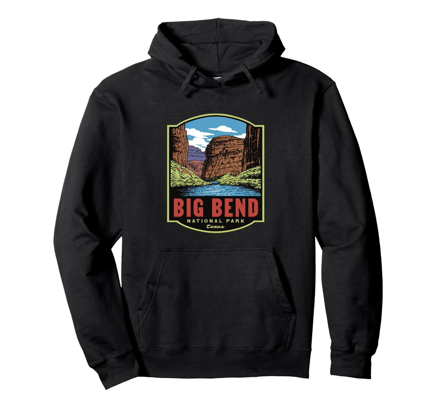 Big Bend National Park Texas Hoodie - Casual Everyday Wear Unisex - T-Shirt, Sweatshirt, Hoodie