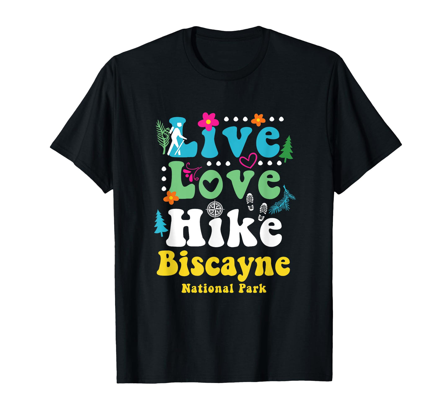 Biscayne National Park Florida Hippie T-Shirt - Custom Art Print Unisex - T-Shirt, Sweatshirt, Hoodie