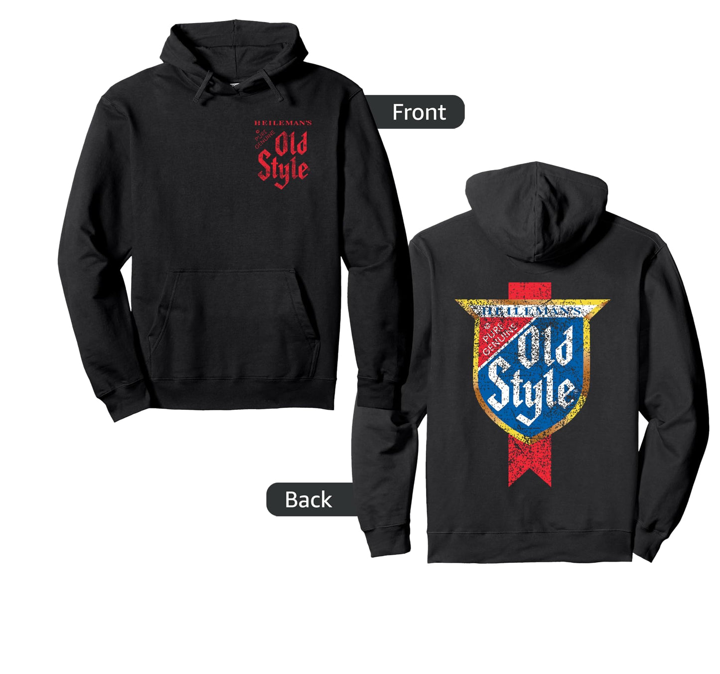 Old Beer Logo Hoodie - Fun Novelty Design Men Women - T-Shirt, Sweatshirt, Hoodie