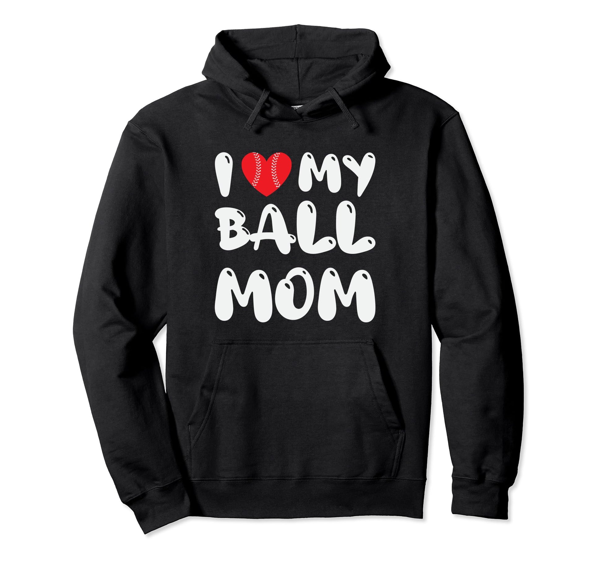 I Love My Baseball Mom Hoodie - Trendy Graphic Unisex - T-Shirt, Sweatshirt, Hoodie