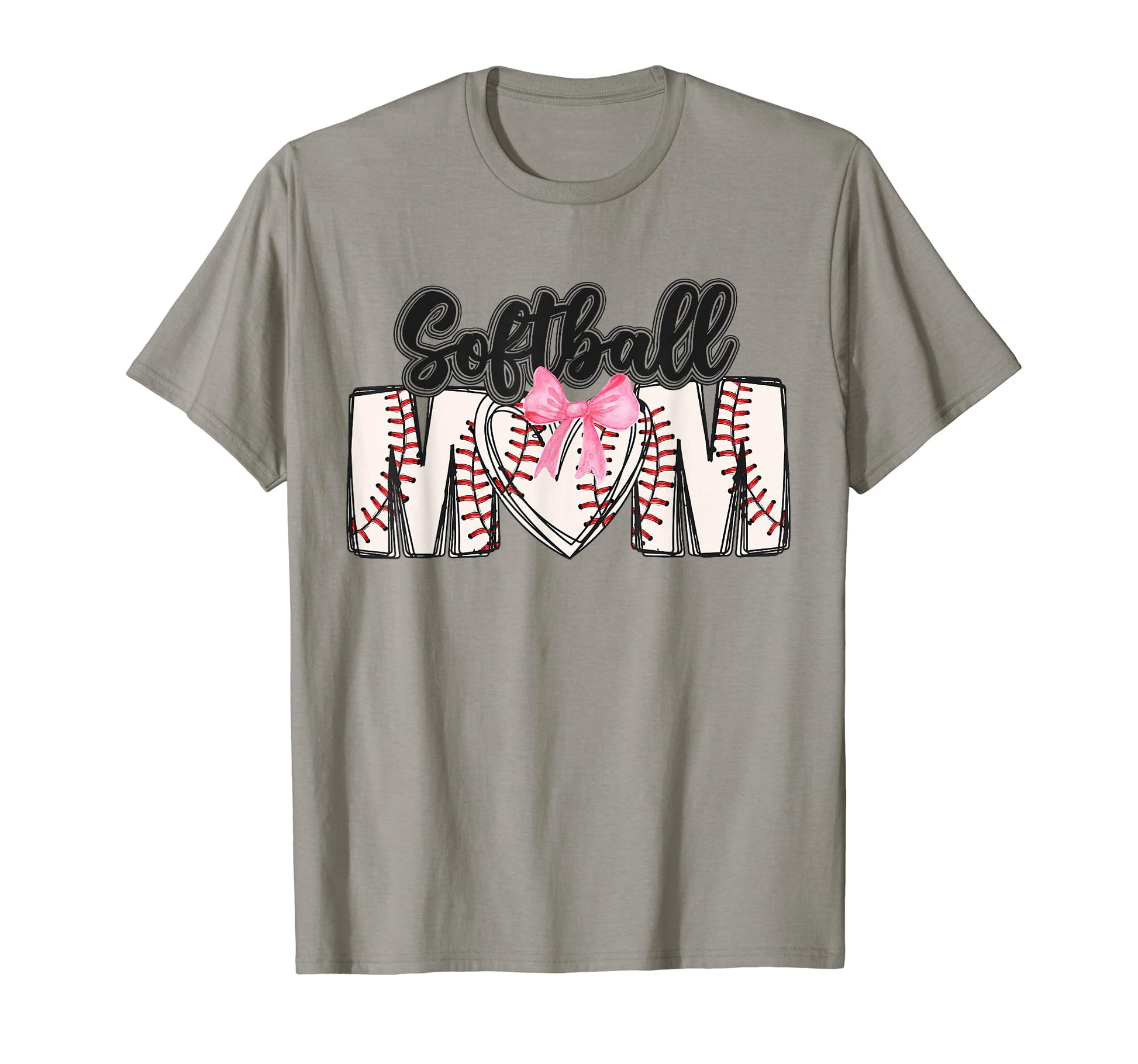 Baseball Mom Coquette Mothers Day T-Shirt - Fun Novelty Design for Adults - T-Shirt, Sweatshirt, Hoodie