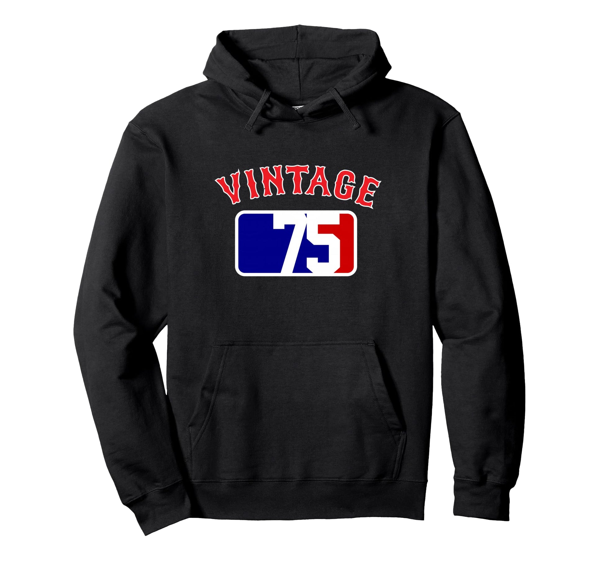 Baseball 1975 50Th Birthday Gift Hoodie - Streetwear Style for Adults - T-Shirt, Sweatshirt, Hoodie