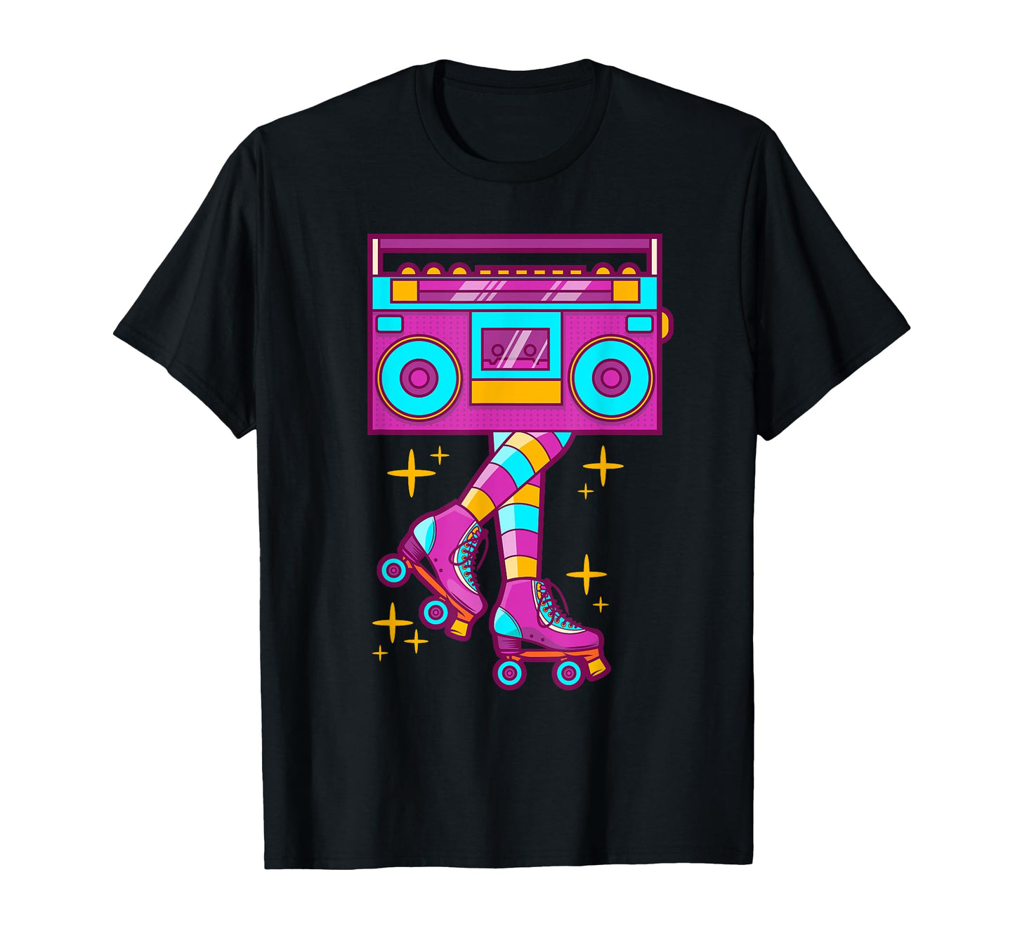 Rollerskates Funny 80S Roller Disco T-Shirt - Novelty Apparel for Adults - T-Shirt, Sweatshirt, Hoodie