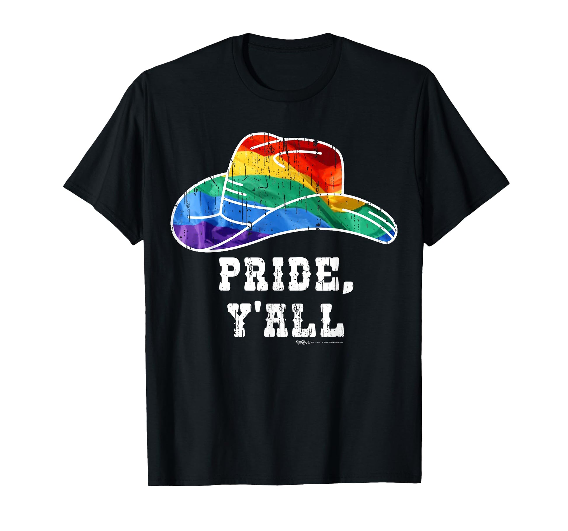 Pride Yall Gay Pride Lgbt Rainbow T-Shirt - Fun Novelty Design Men Women - T-Shirt, Sweatshirt, Hoodie