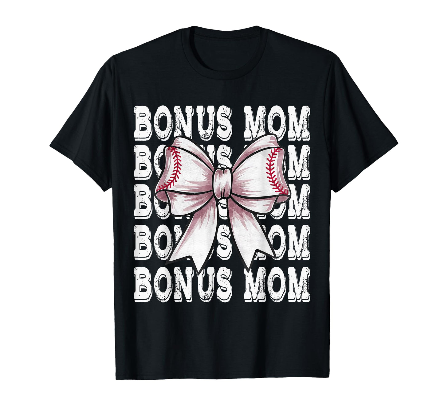 Coquette Baseball Bonus Mom Matching T-Shirt - Minimalist Print Men Women - T-Shirt, Sweatshirt, Hoodie