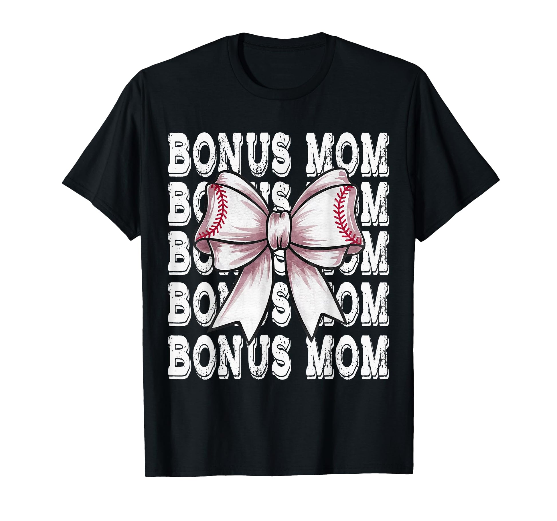 Coquette Baseball Bonus Mom Matching T-Shirt - Minimalist Print Men Women - T-Shirt, Sweatshirt, Hoodie