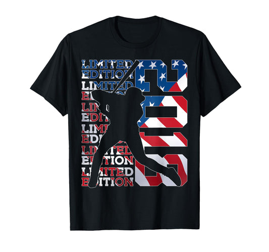 2018 Baseball 8Th Birthday T-Shirt - Custom Art Print Unisex - T-Shirt, Sweatshirt, Hoodie