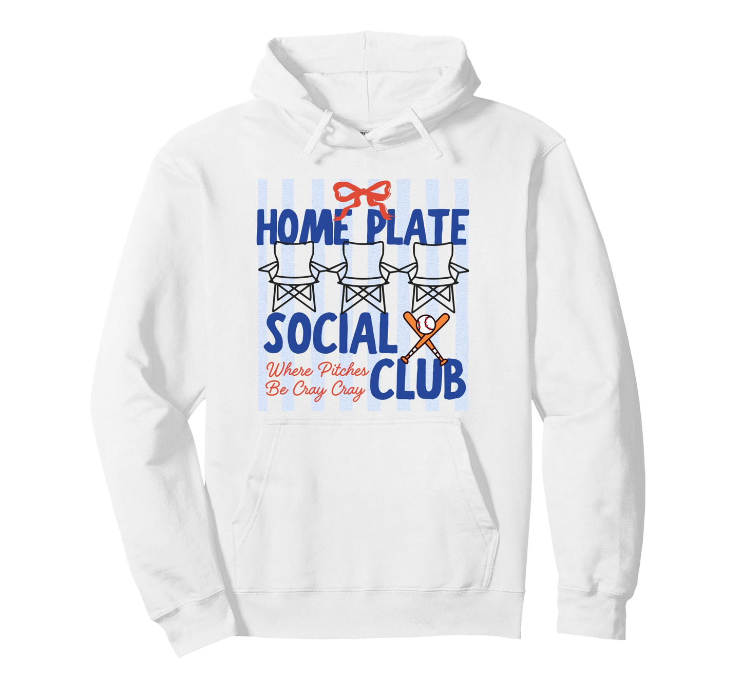 Baseball Home Plate Social Club Funny Hoodie - Aesthetic Graphic Unisex - T-Shirt, Sweatshirt, Hoodie