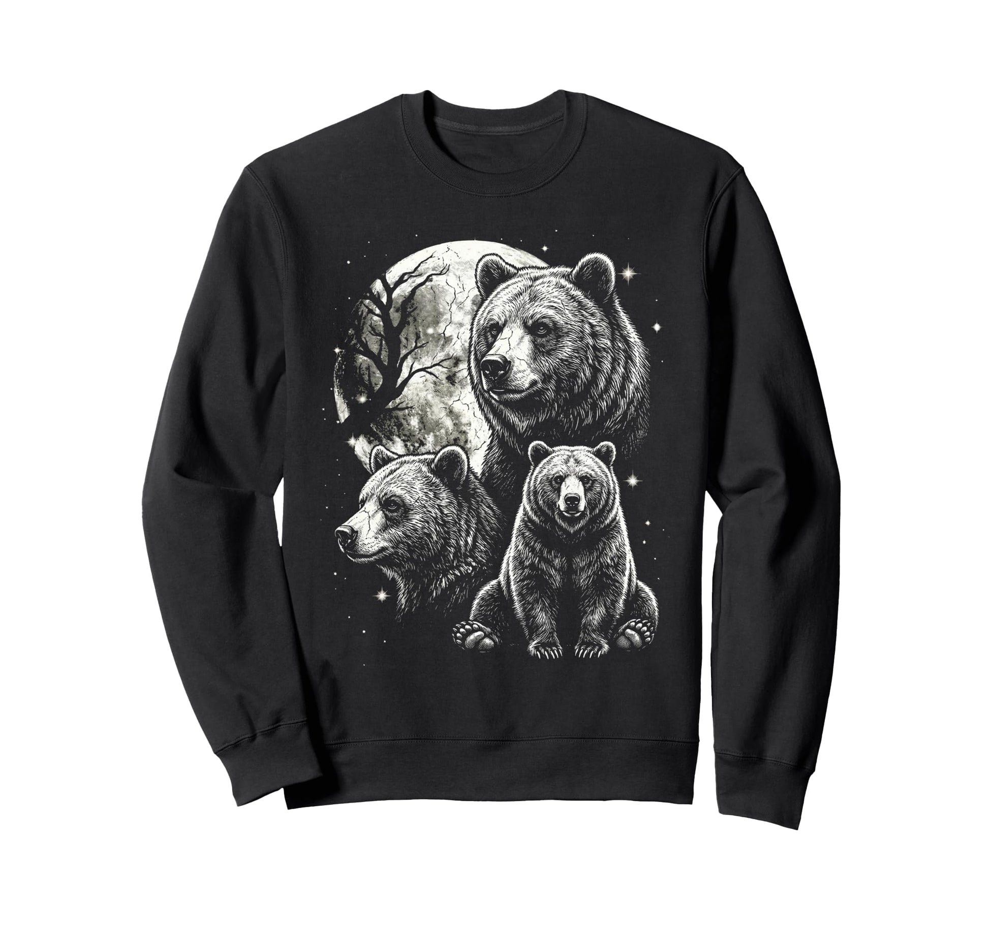 Bear 90S Aesthetic Y2K Wildlife Sweatshirt - Casual Everyday Wear Unisex - T-Shirt, Sweatshirt, Hoodie