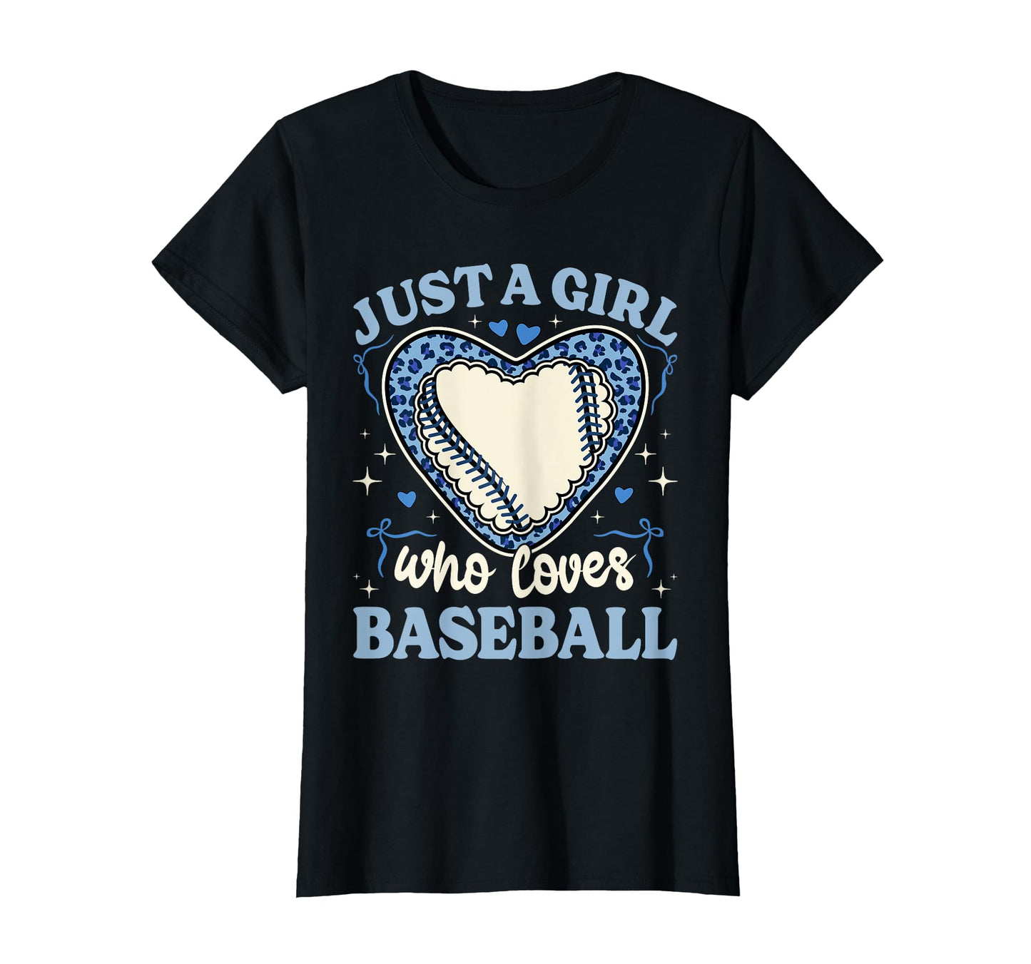 Just Who Loves Baseball Leopard T-Shirt - Novelty Apparel Men Women - T-Shirt, Sweatshirt, Hoodie
