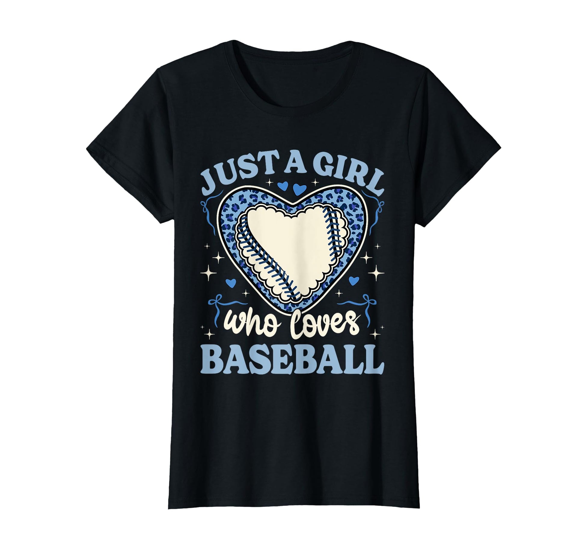 Just Who Loves Baseball Leopard T-Shirt - Novelty Apparel Men Women - T-Shirt, Sweatshirt, Hoodie