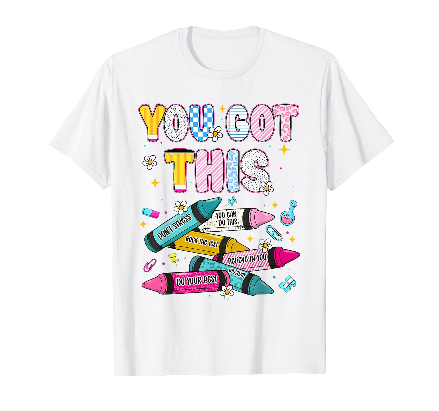 You Got This Dont Stress Rock T-Shirt - Casual Everyday Wear for Adults - T-Shirt, Sweatshirt, Hoodie
