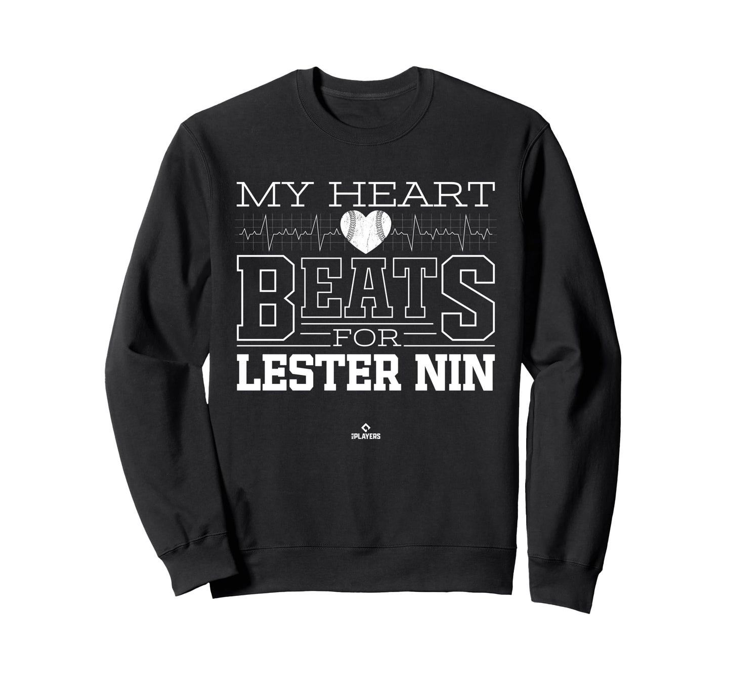 My Heart Beats Lester Nin Sweatshirt - Minimalist Print for Adults - T-Shirt, Sweatshirt, Hoodie