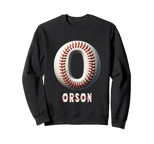 Baseball Home Run Jarle Initial Sweatshirt - Fun Novelty Design Unisex - T-Shirt, Sweatshirt, Hoodie