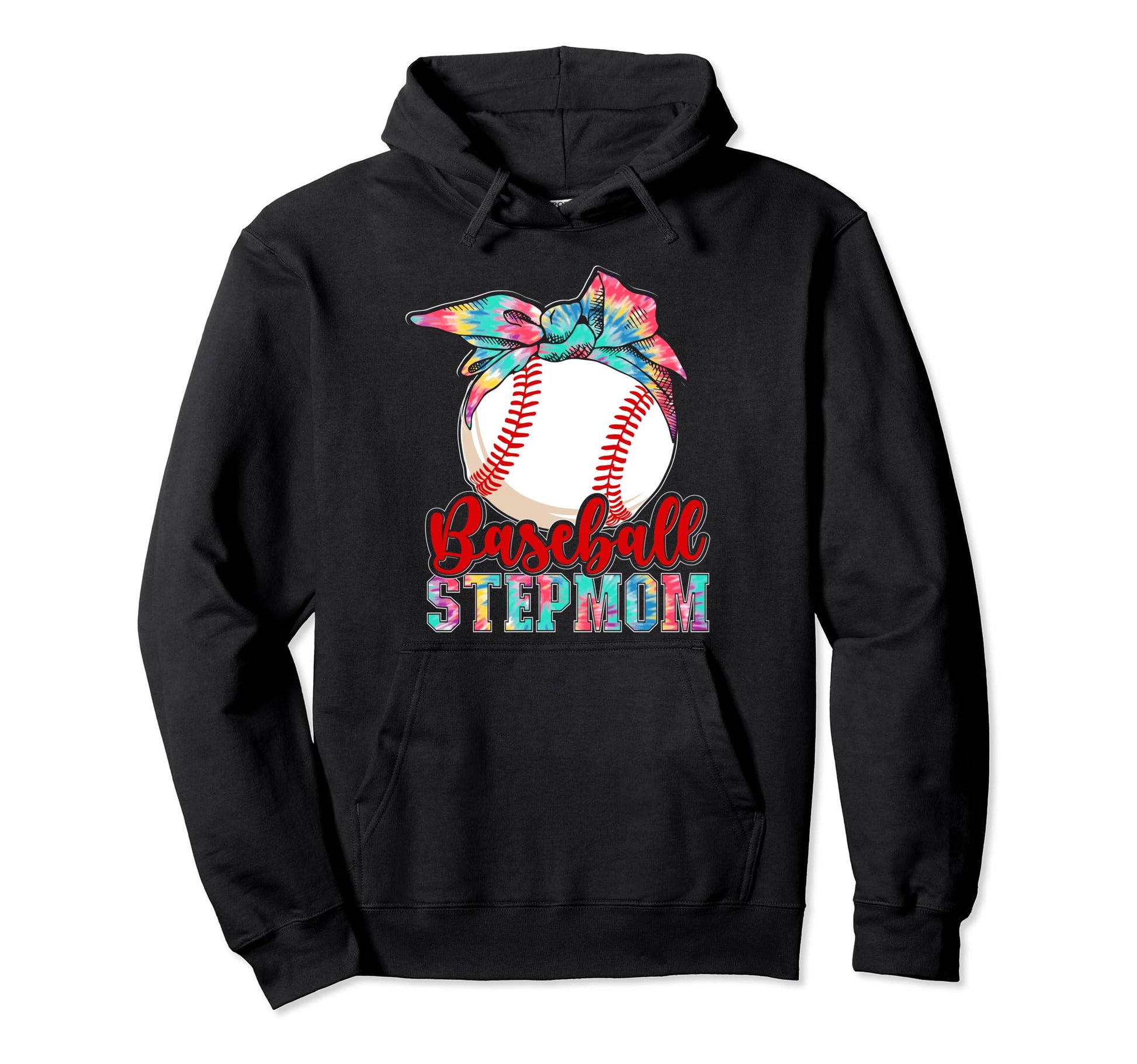 Baseball Stepmother Birthday Player Stepmom Hoodie - Trendy Graphic Unisex - T-Shirt, Sweatshirt, Hoodie