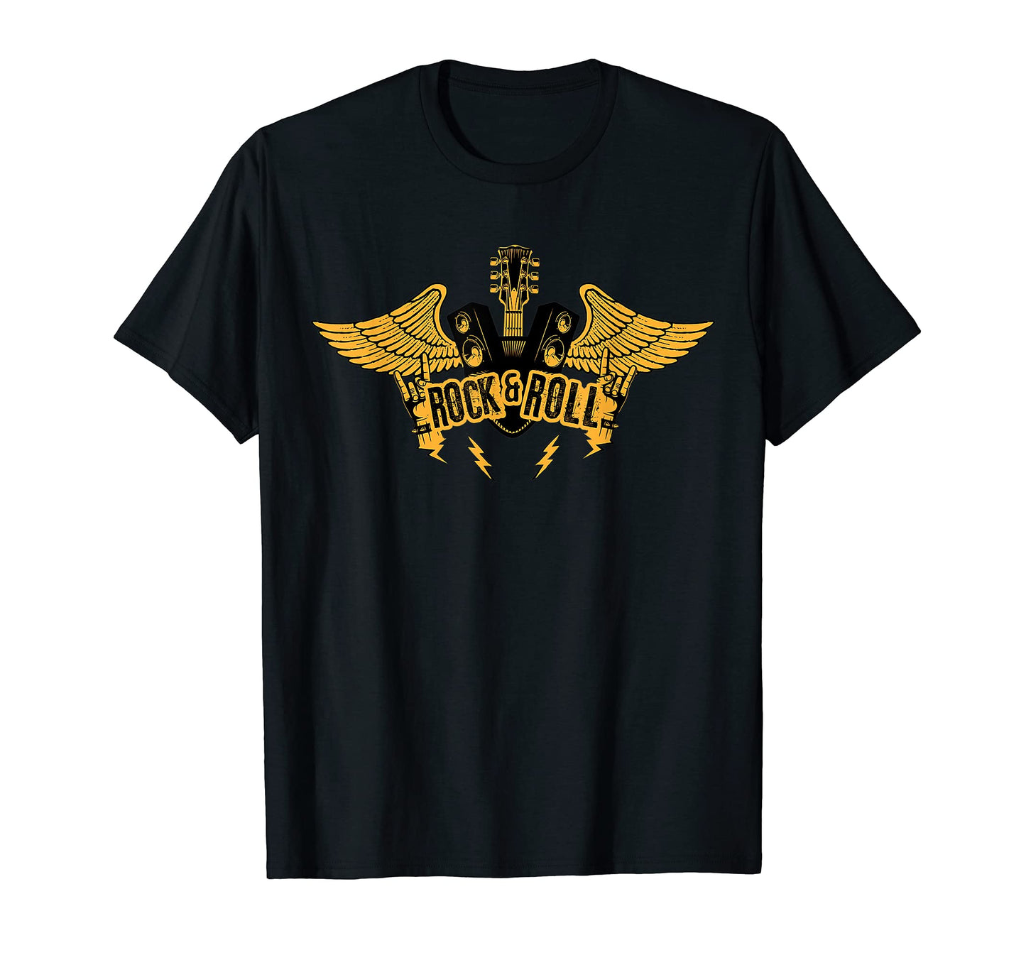Rock Roll Music Rock Band Guitarist T-Shirt - Casual Everyday Wear Unisex - T-Shirt, Sweatshirt, Hoodie