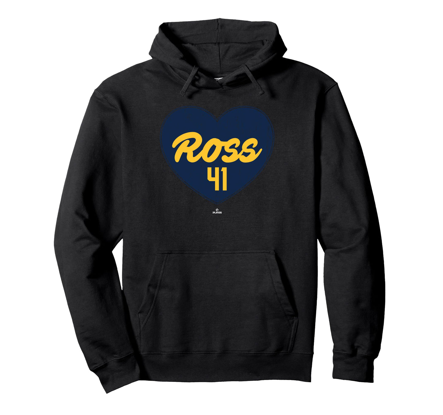 Distressed Heart Joe Ross Milwaukee Hoodie - Novelty Apparel for Adults - T-Shirt, Sweatshirt, Hoodie