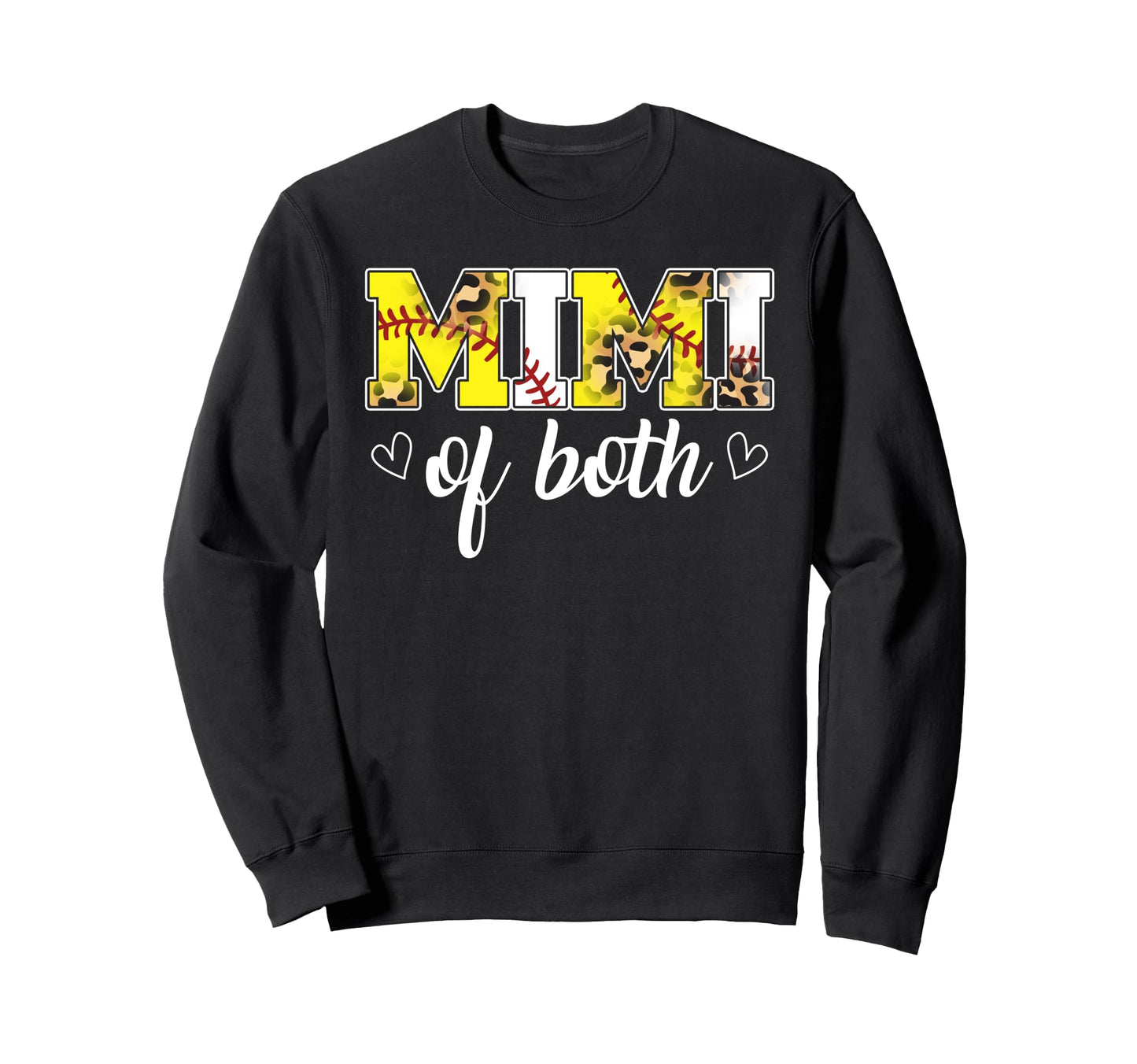 Mimi Both Leopard Game Day Baseball Sweatshirt - Graphic Print Unisex - T-Shirt, Sweatshirt, Hoodie
