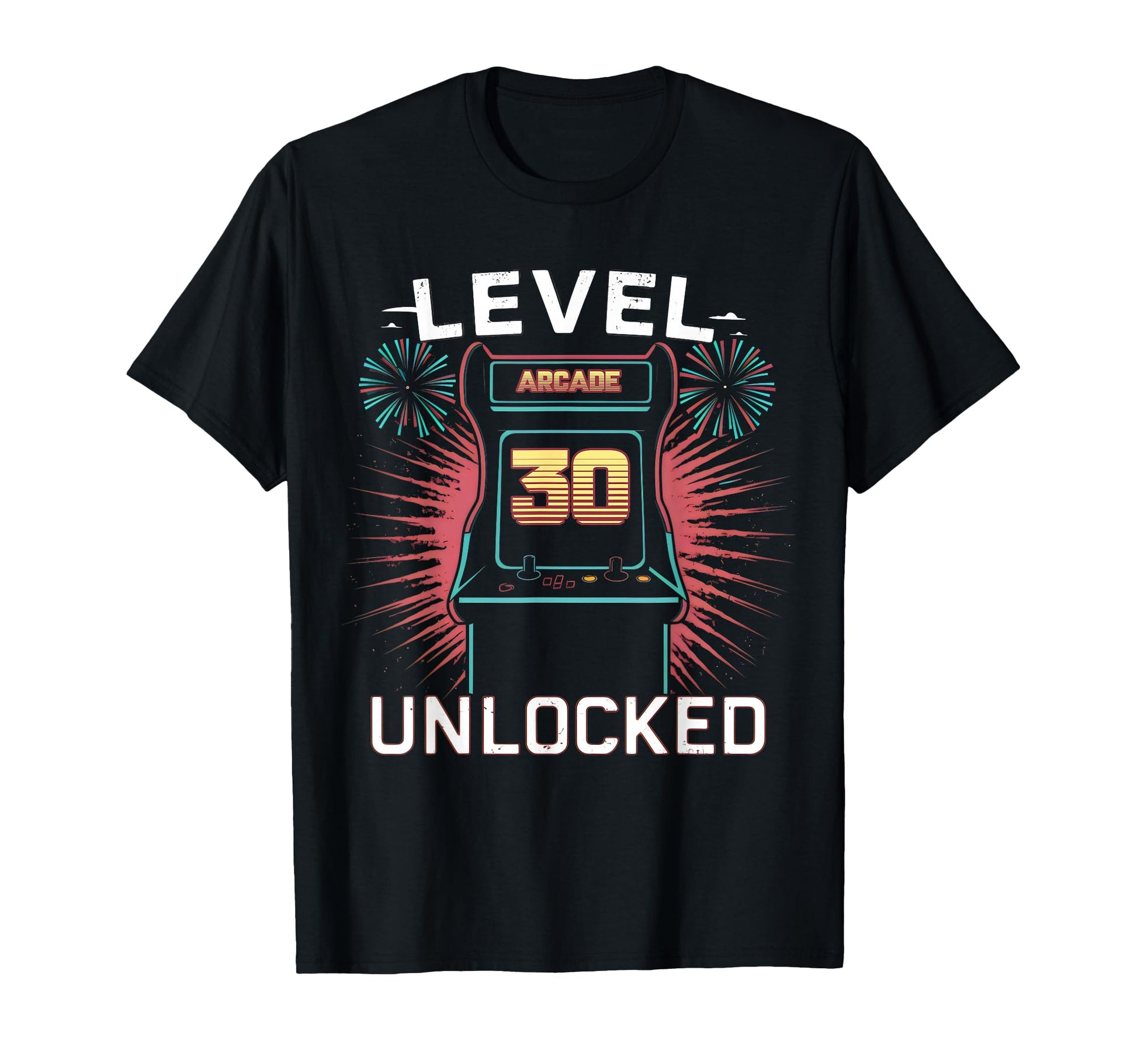 Level 30 Unlocked Video Game 30Th T-Shirt - Fun Novelty Design Men Women - T-Shirt, Sweatshirt, Hoodie