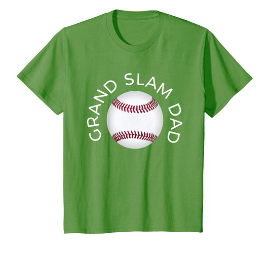 Baseball Fan Grand Slam Dad Salute To T-Shirt - Trendy Graphic Unisex - T-Shirt, Sweatshirt, Hoodie